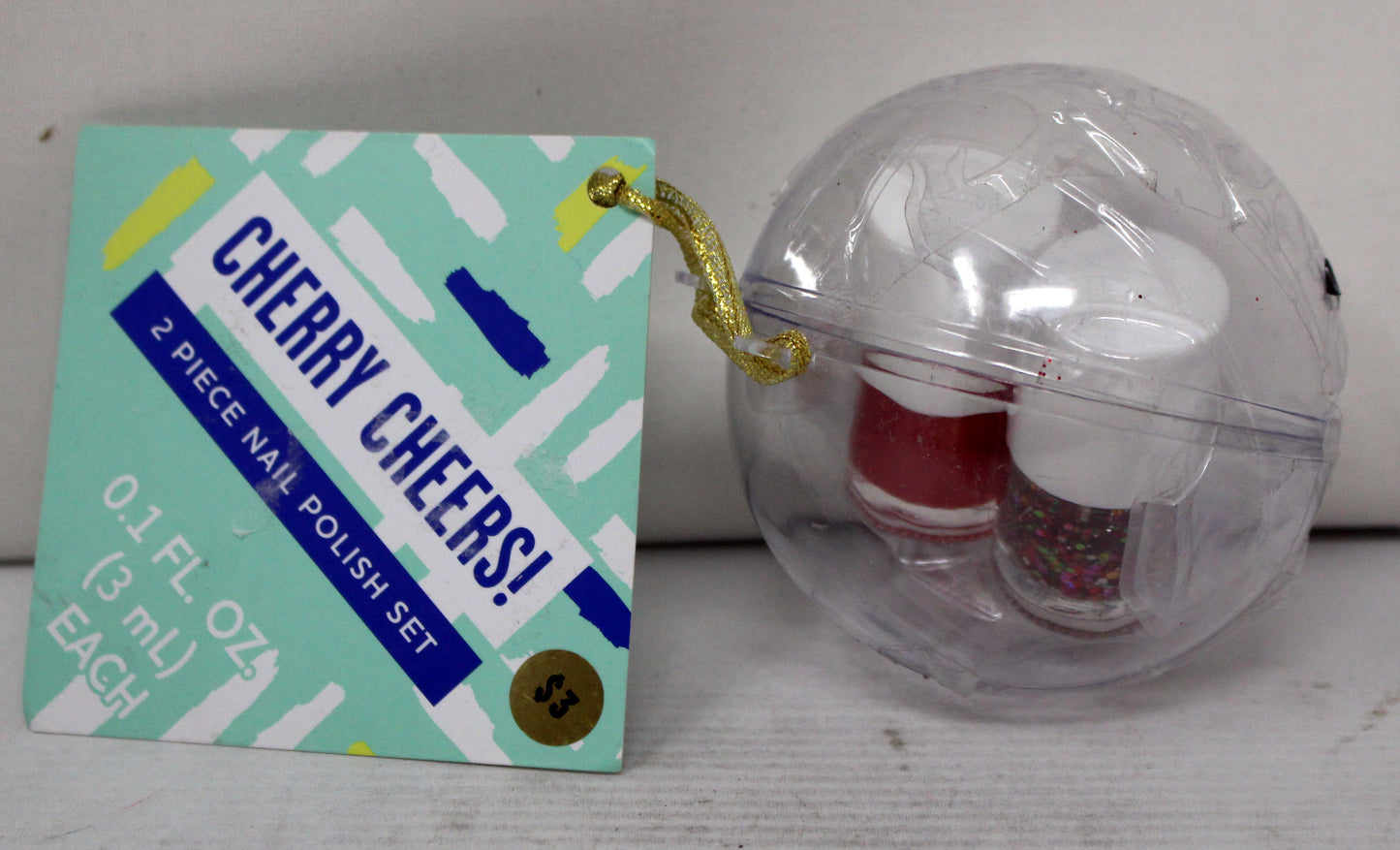 Cherry Cheer! 2 Piece Nail Polish Set .2 Ounce 2 Count