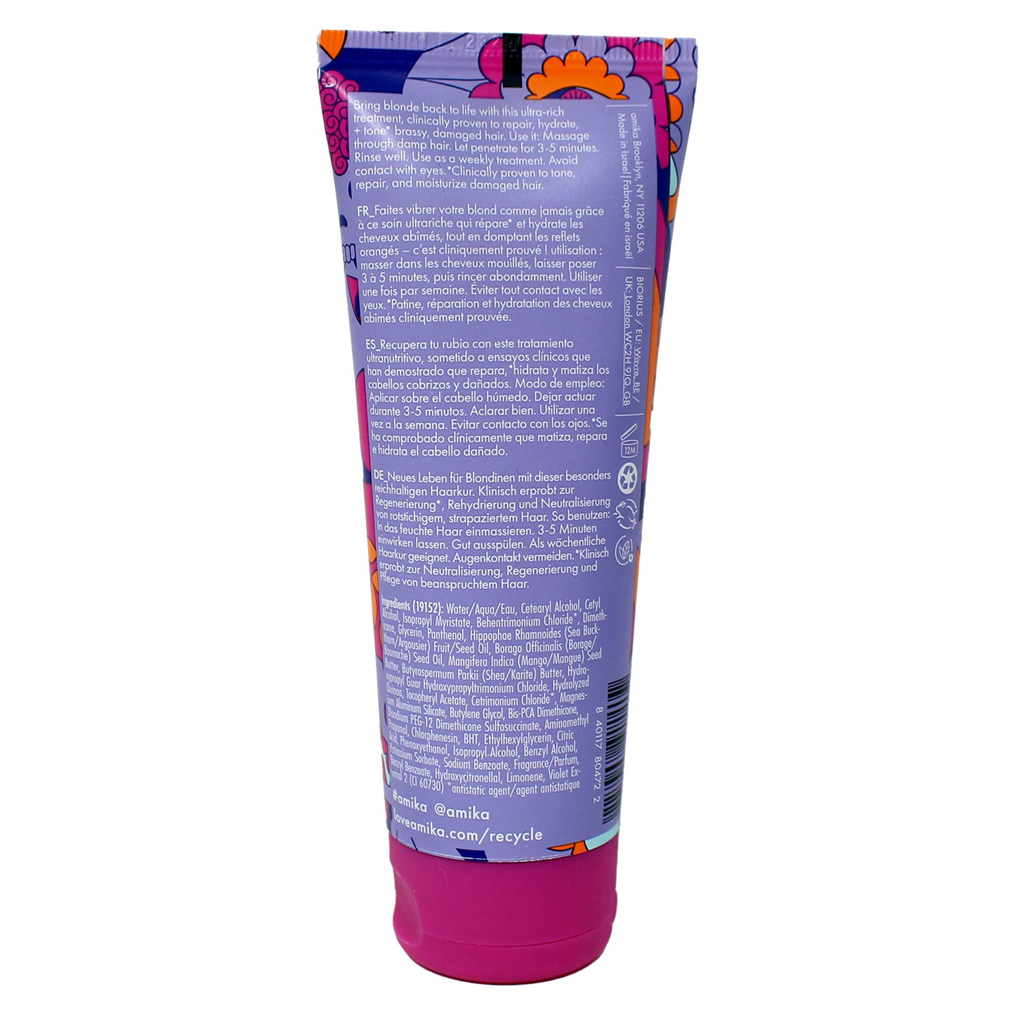 Amikta Bust Your Brass Intense Repair Mask 3.3 Fl Ounce