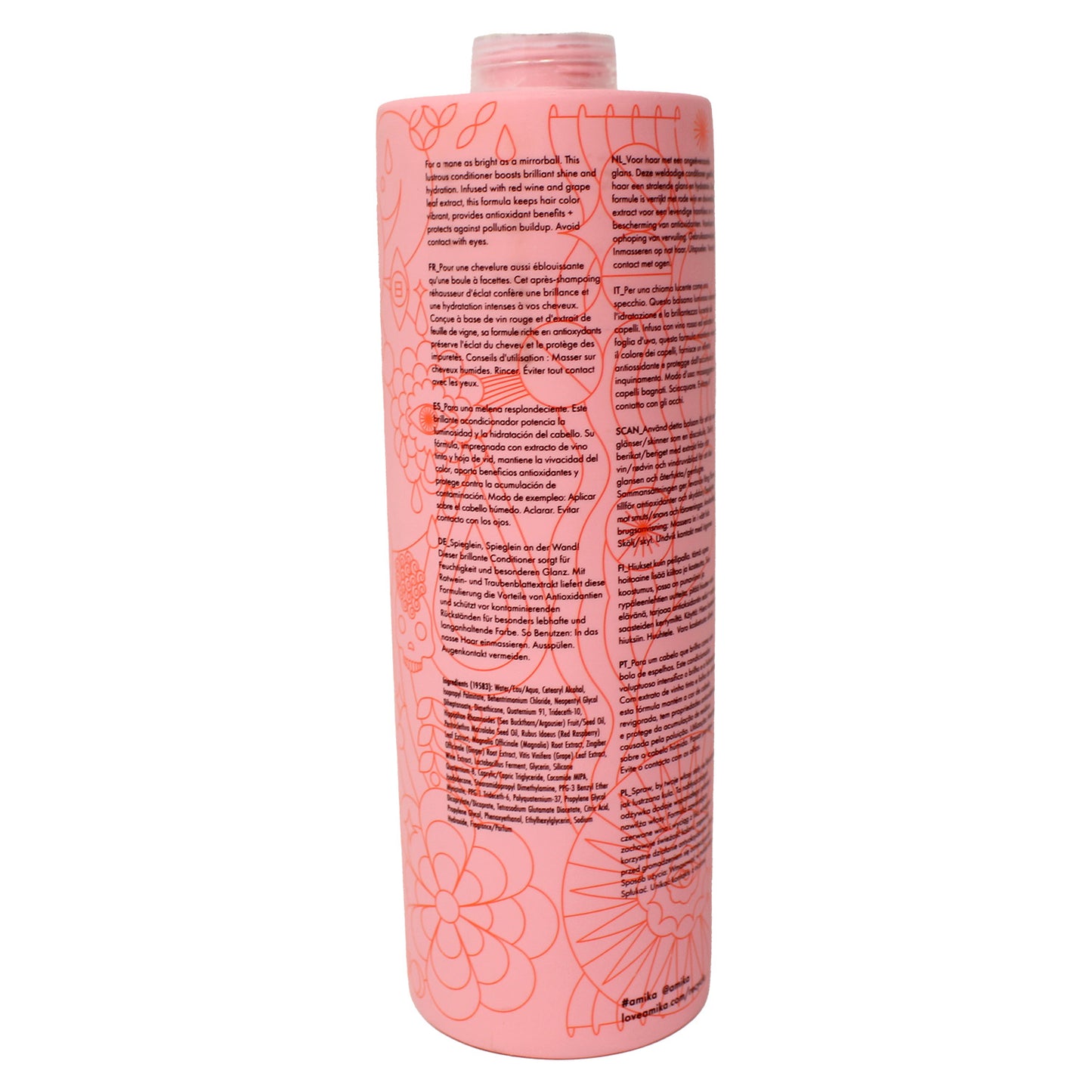 Amika Mirror Ball High Shine and Protect Antioxidant Conditioner 33.8 Fl Ounce