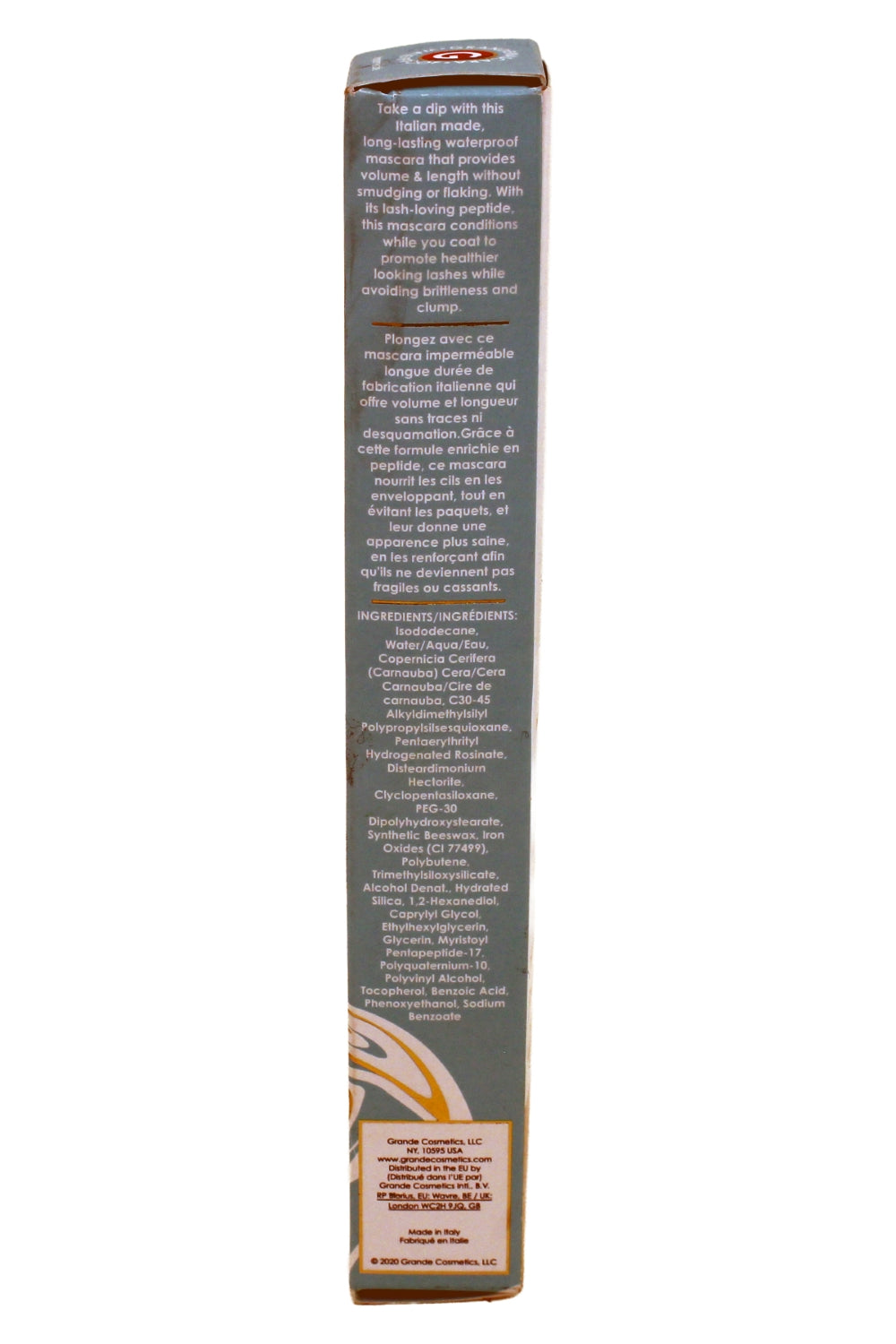 Grande Cosmetics 2-In-1 Tinted Brow Gel and Brow Enhancing Serum - Medium 0.07 Fl Ounce