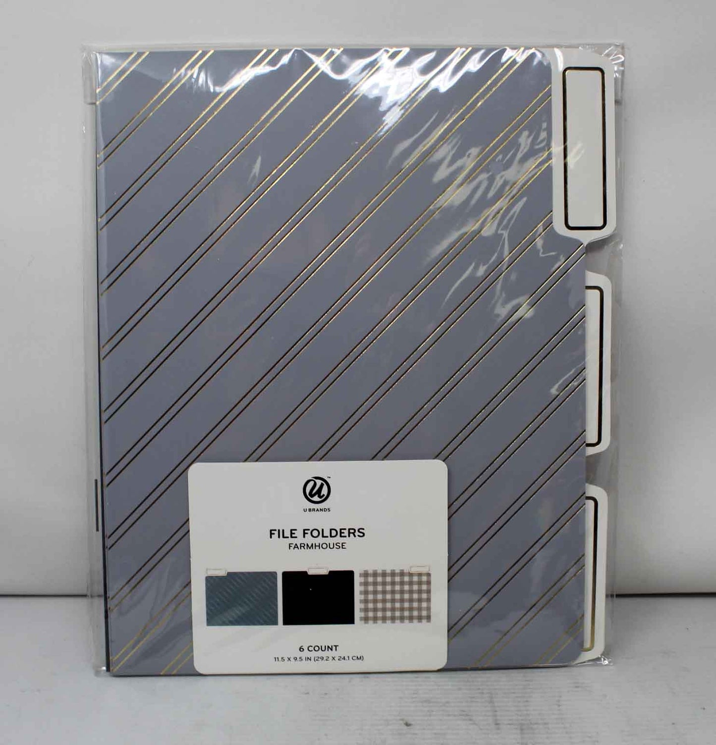 U Brands File Folders Farmhouse 6 Count