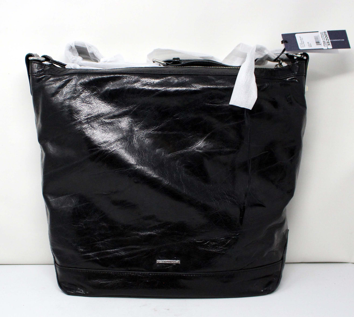Rebecca Minkoff Large Regan Hobo Leather Handbag Black