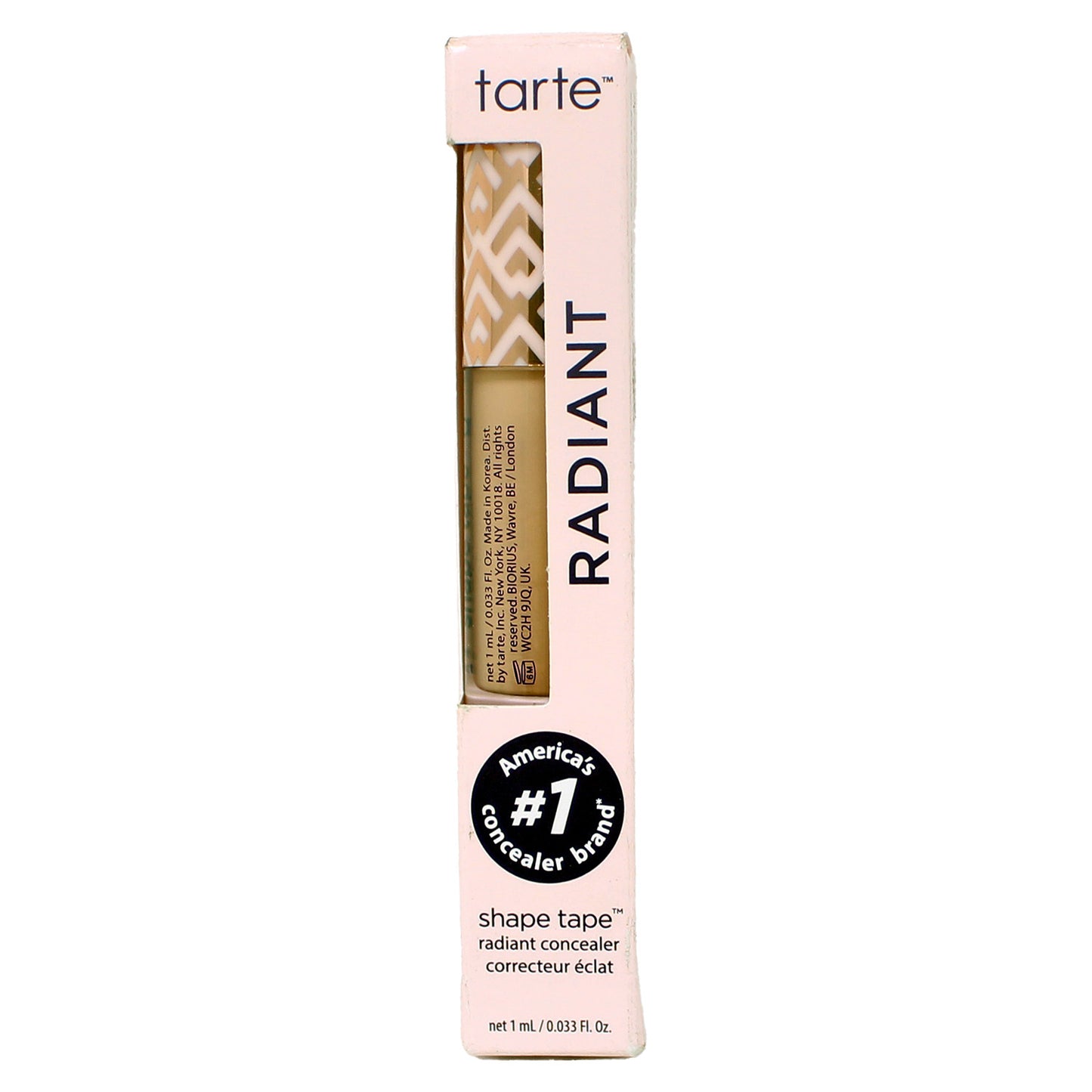 Tarte Shape Tape Radiant Concealer 22N Light Neutral 0.033 Fl Ounce