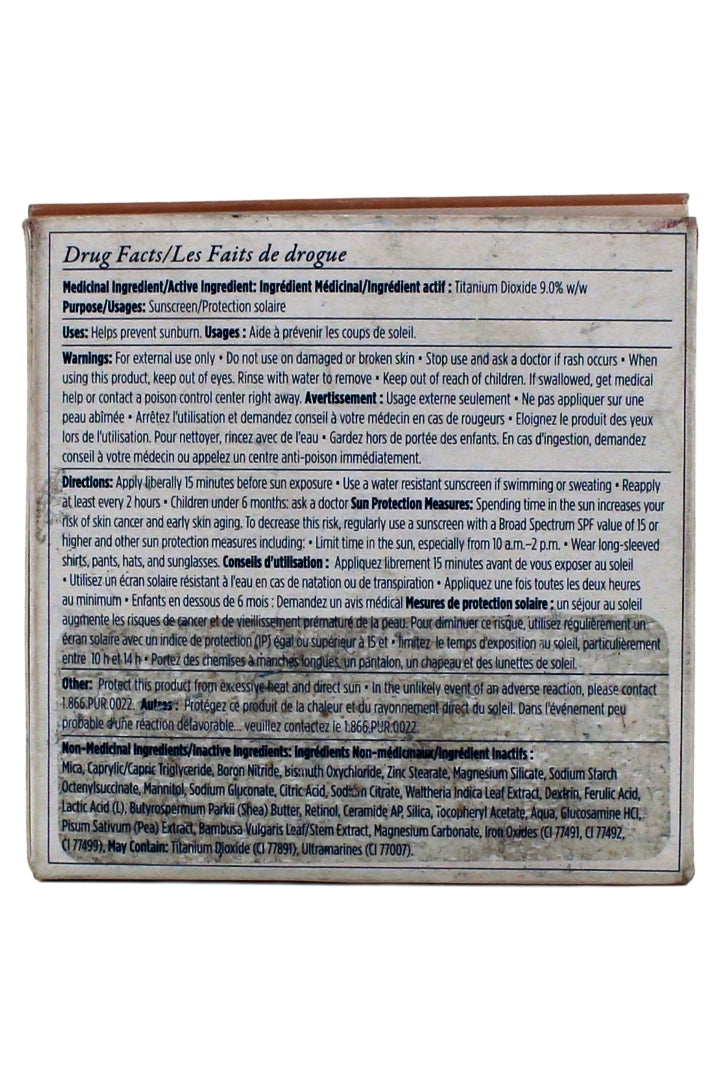 PÜR Beauty 4 in 1 Pressed Mineral Makeup SPF 15 Powder Foundation TP4 Medium Tan, 0.28 Ounces