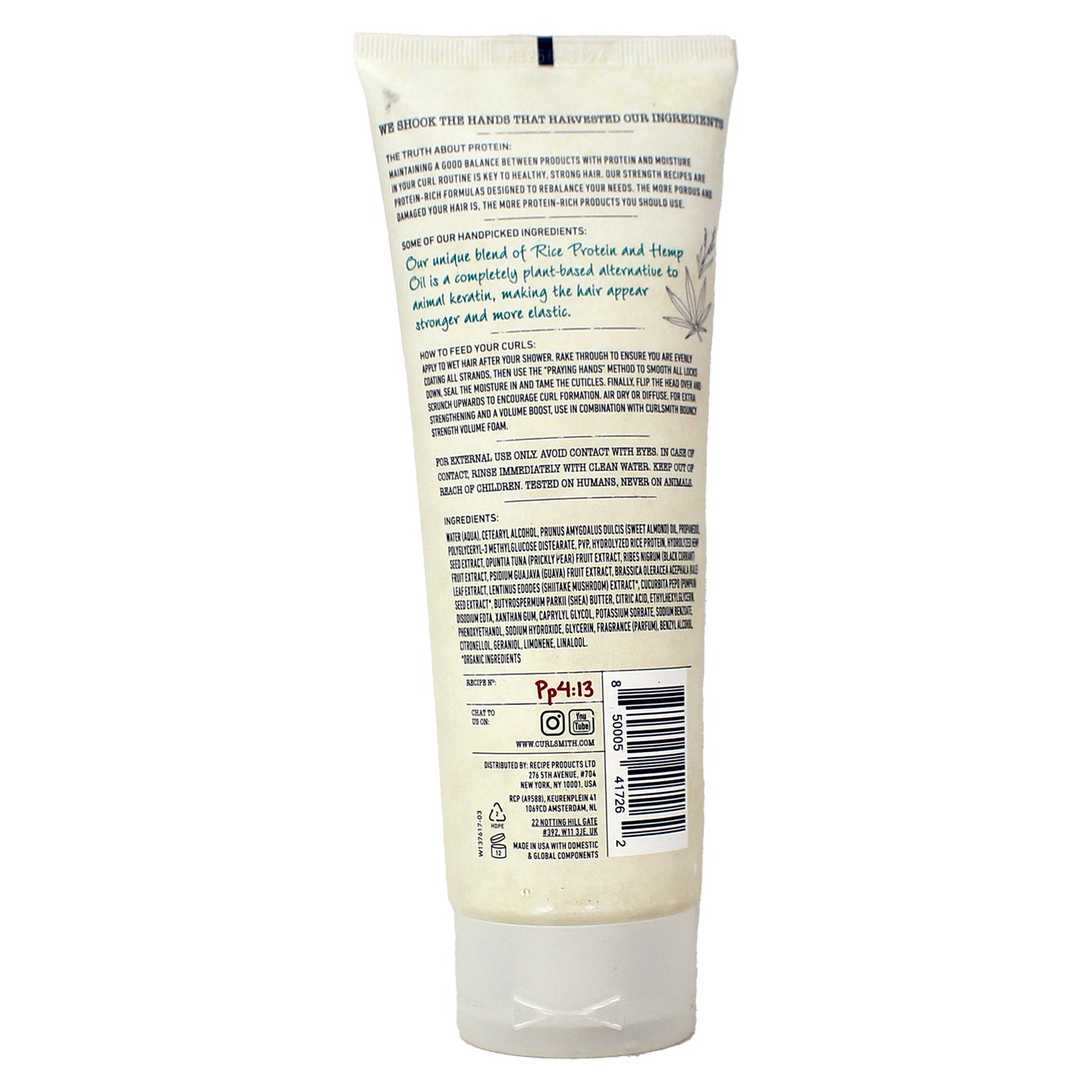 Curlsmith Feather-Light Protein Hair Cream 8 oz