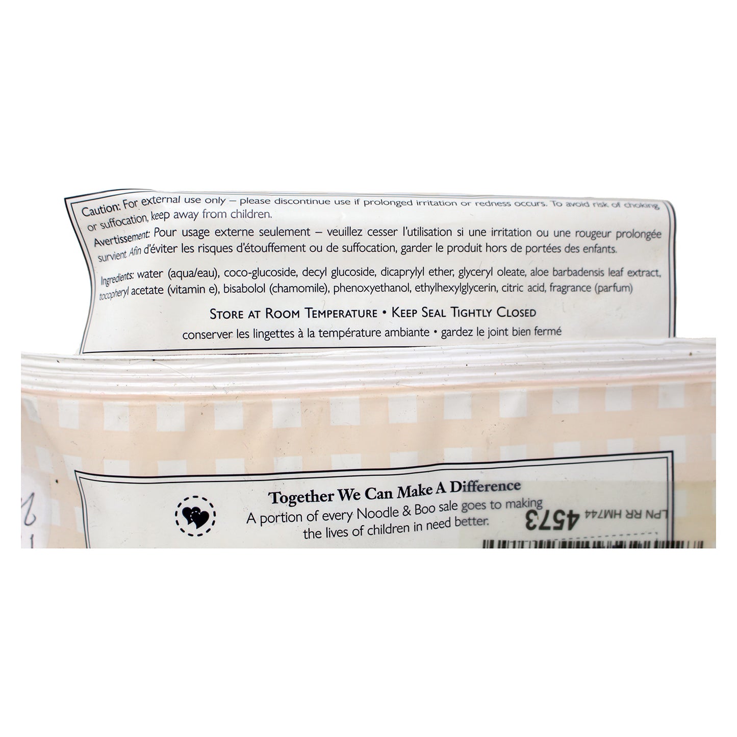 Noodle & Boo Baby Cleansing Cloths, 72 Count