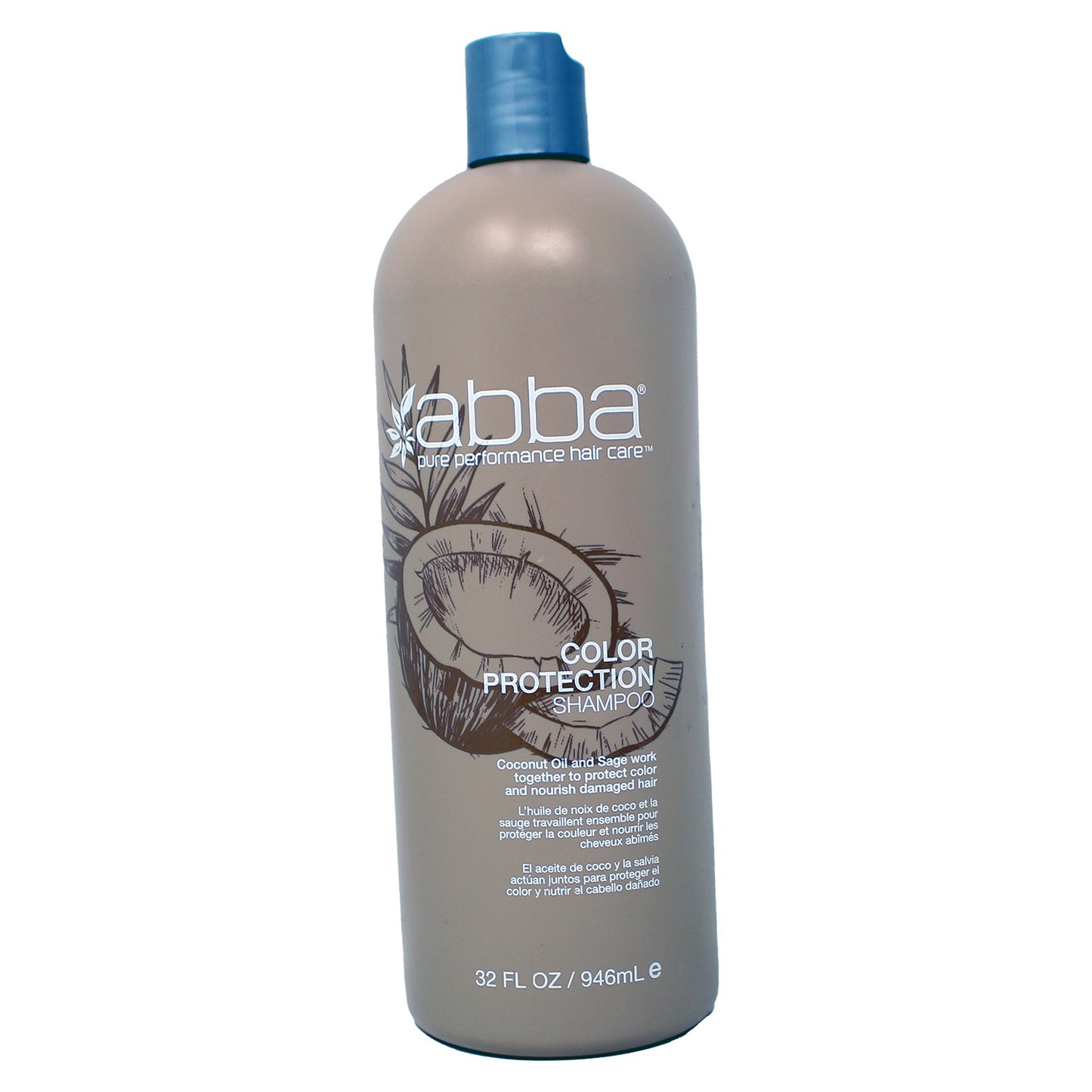 Abba Color Protection Shampoo Coconut Oil and Sage 32 Fl Ounce