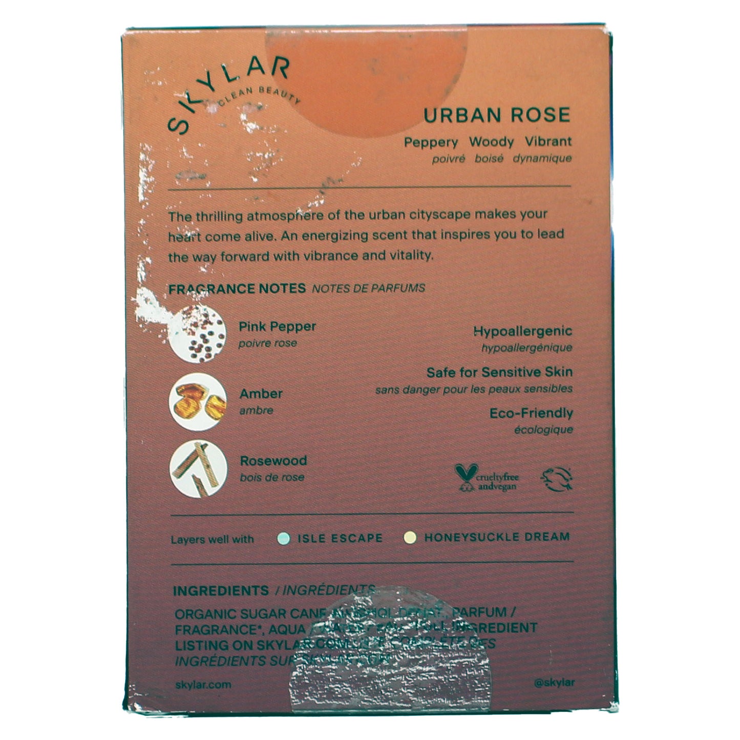 Skylar Clean Beauty Urban Rose Eau De Parfum 1.7 Fl Ounce