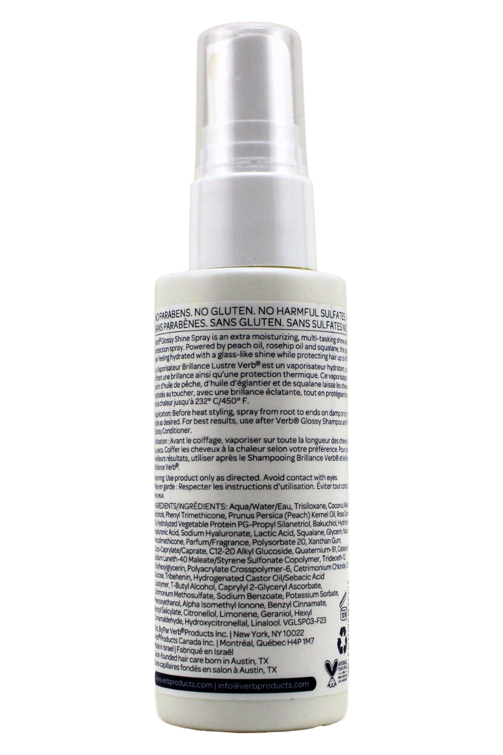 Verb Glossy Shine Spray for All Hair Types and Textures 2 Fl Ounce