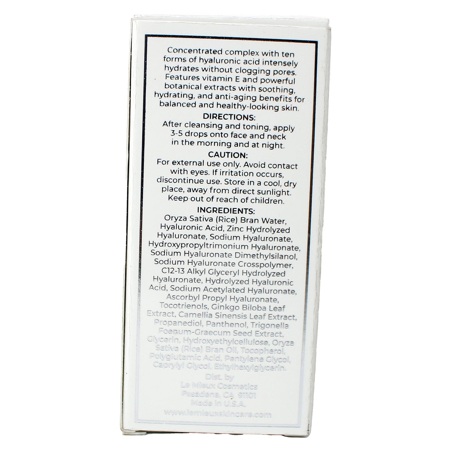 Le Mieux Hyaluronic Serum Hydrate and Plump 1 Fl Ounce