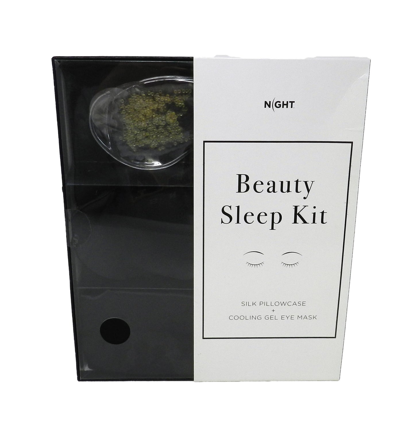 Night Beauty Sleep Kit Silk Pillowcase & Cooling Gel Eye Mask