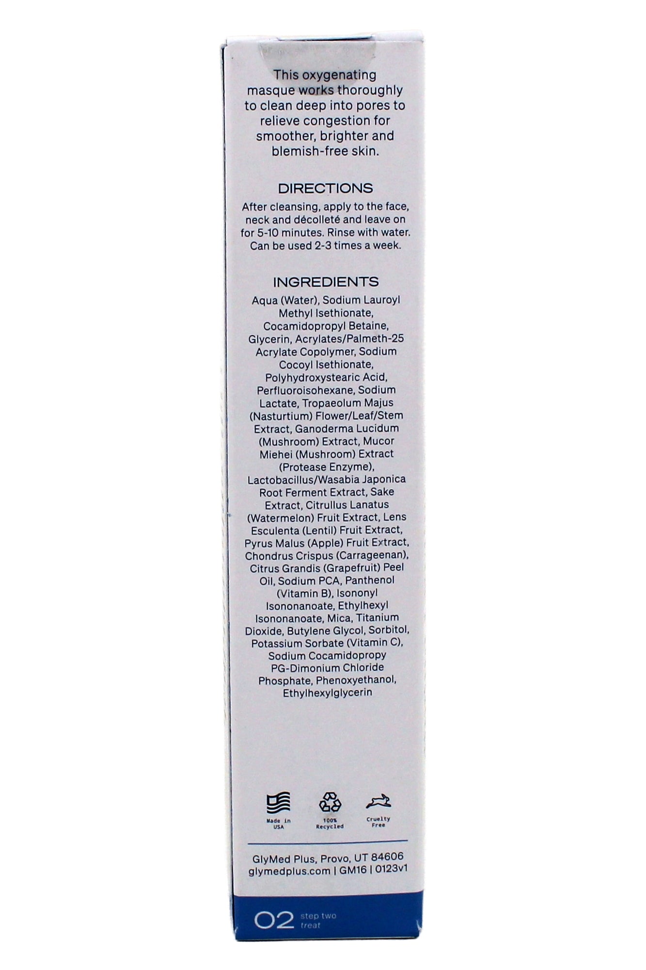 GlyMed Plus Oxygen Deep Pore Masque 1.69 oz