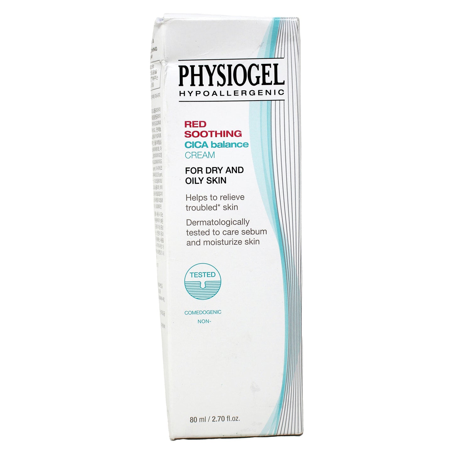 Physiogel Red Soothing Cica Balance Face Cream Moisturizer 2.70 Fluid Ounces