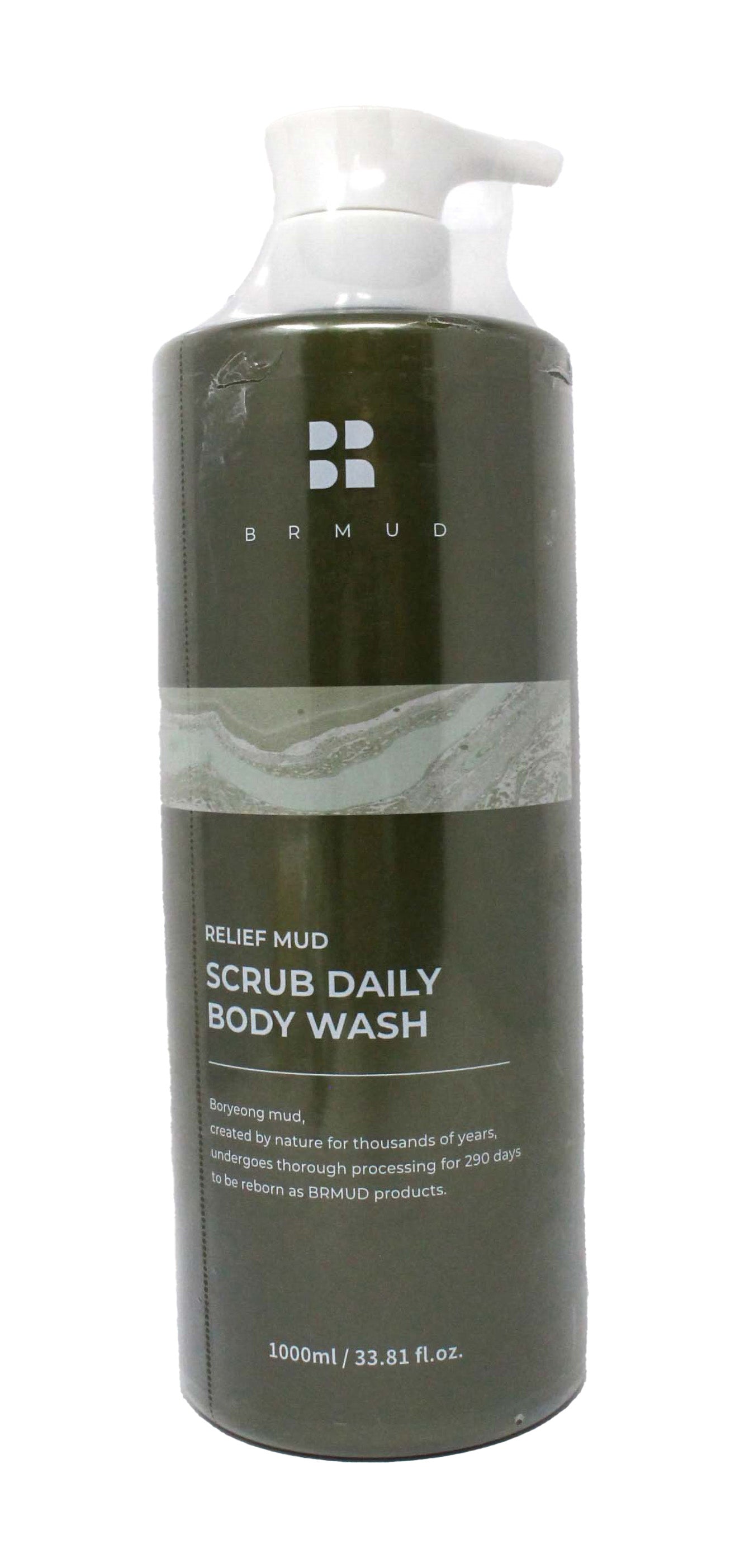 BRMUD Relief Mud Scrub Daily Body Wash 33.81 Ounces