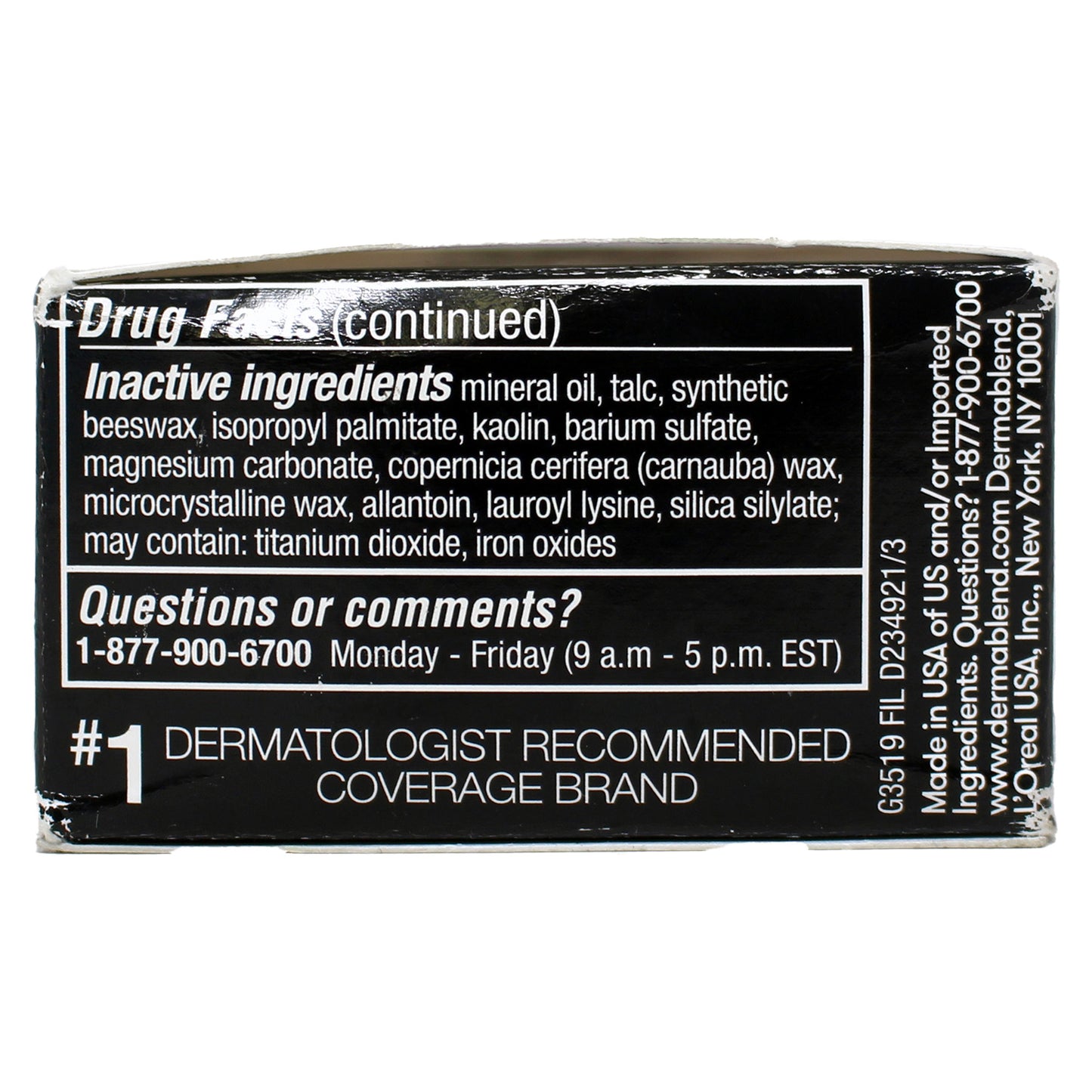 Dermablend Cover Creme Titanium Dioxide Sunscreen SPF 30, 30N Sand Beige, 1 Oz.