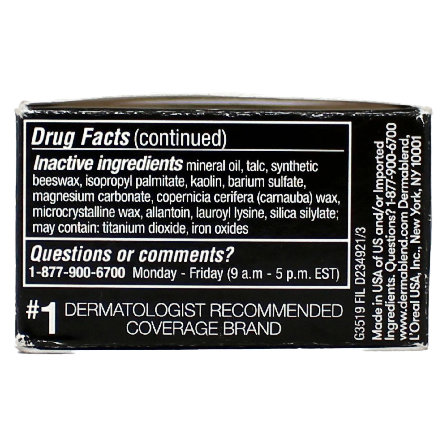 Dermablend Cover Creme High Coverage Foundation SPF 30, 90N Deep Brown 1 Ounce