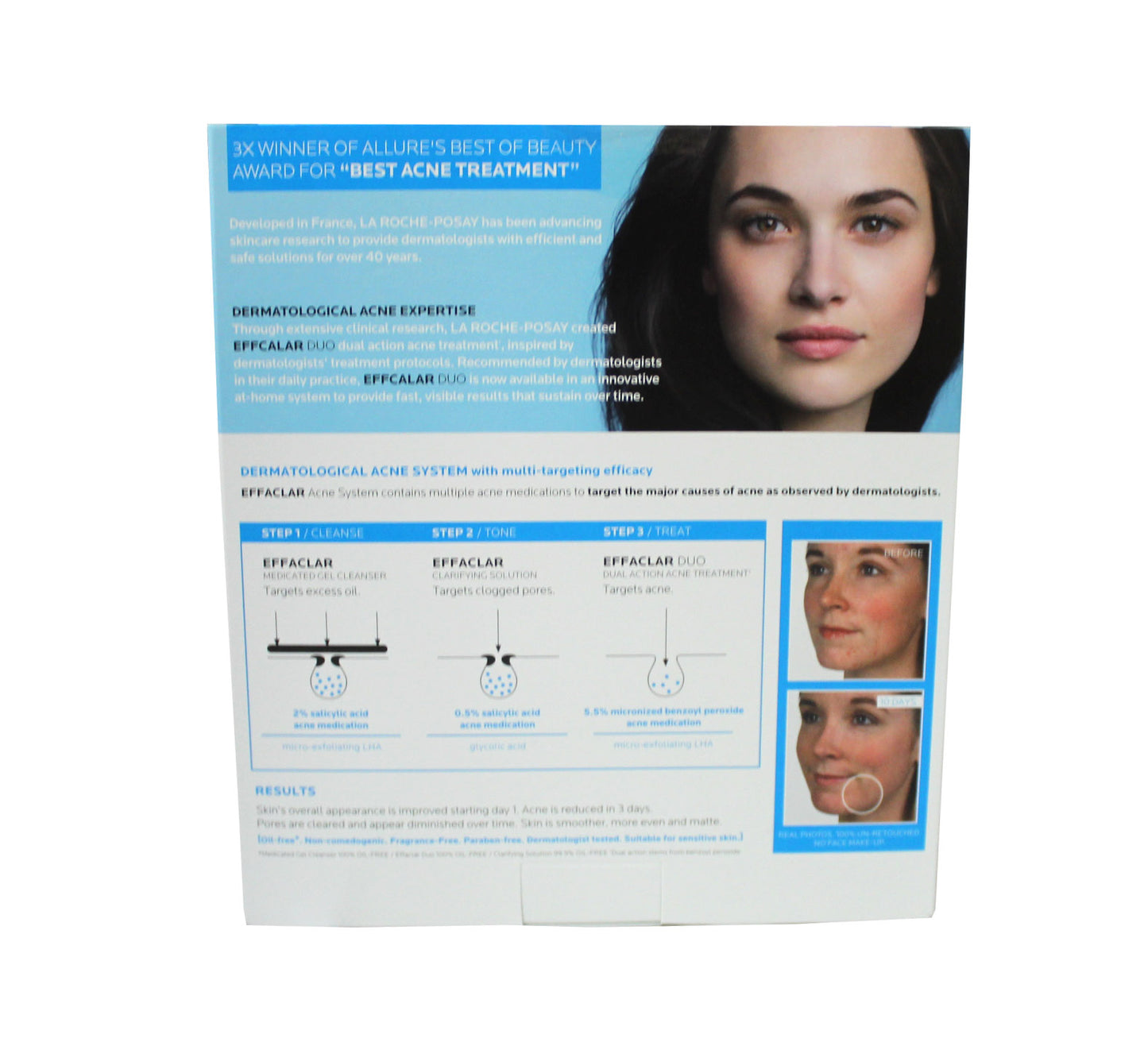 La Roche-Posay Effaclar Dermatological Acne 3-Step System