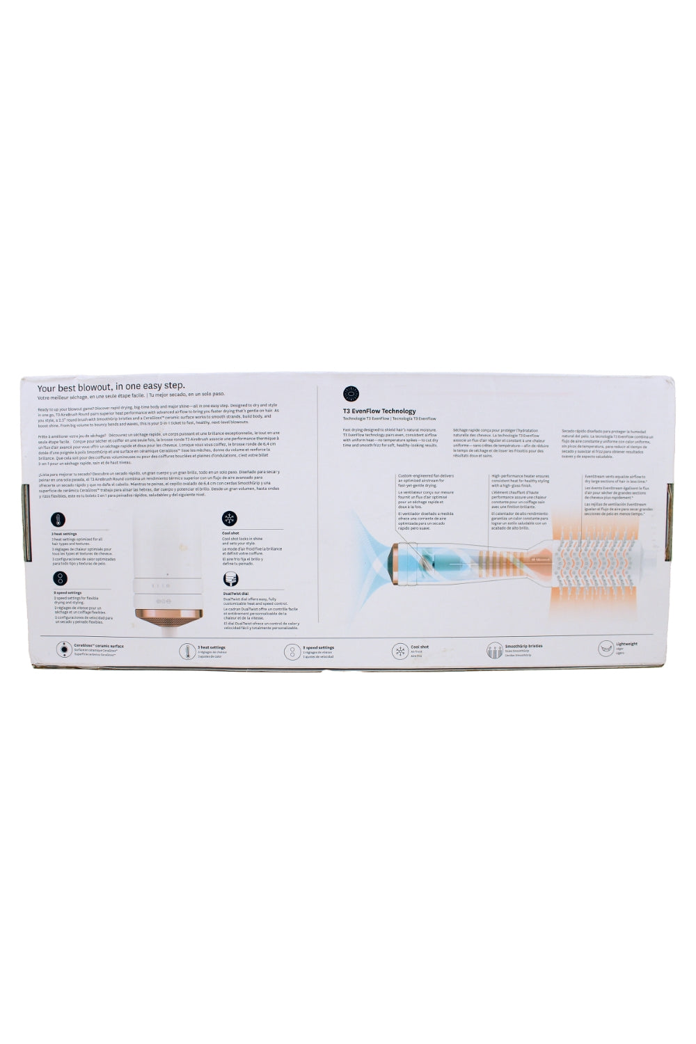 T3 Airebrush Round One-Step Volumizing Hair Dryer Brush 2.5" Barrel 1 Count