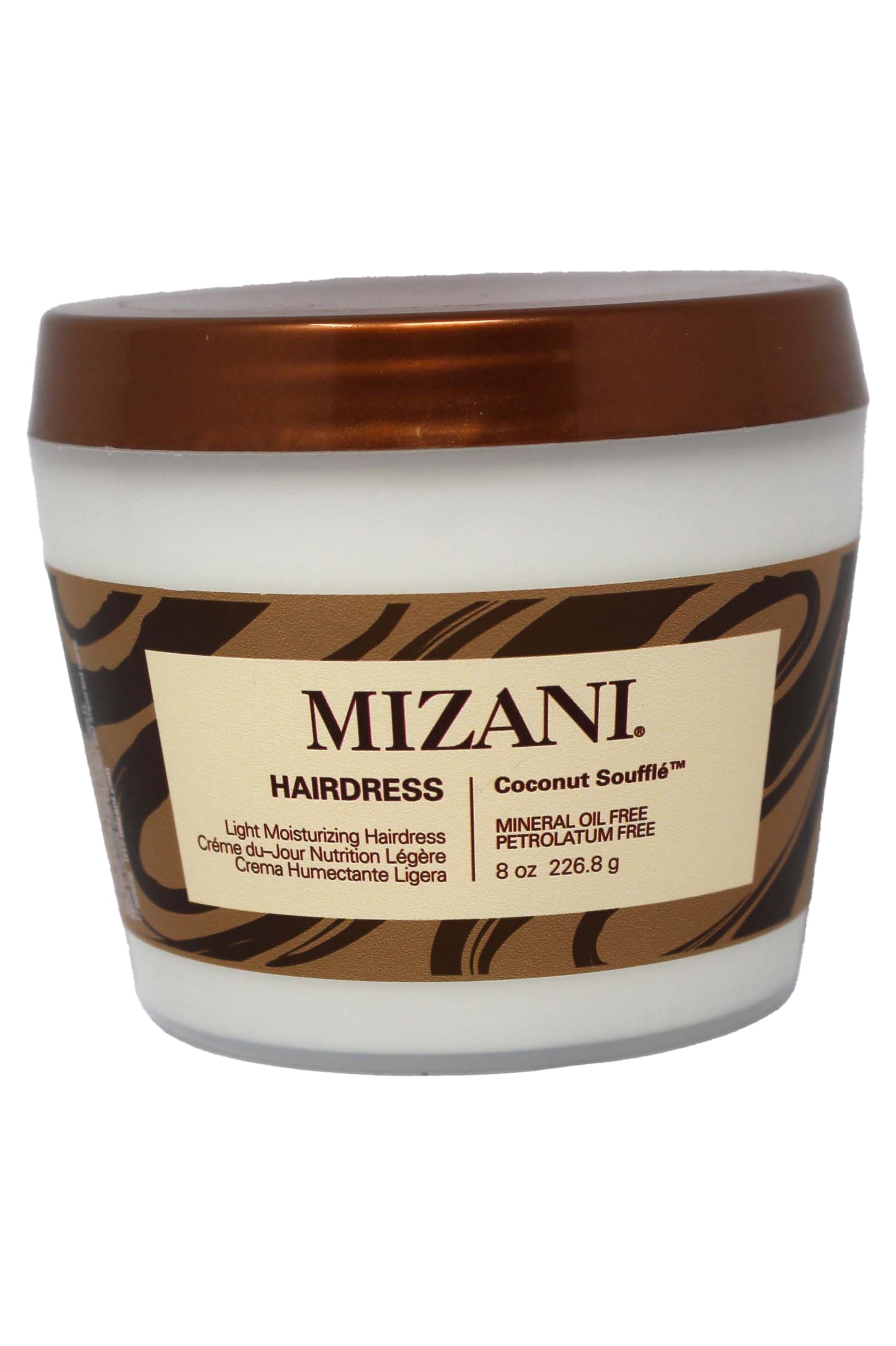 Mizani Hairdress Coconut Souffle' Mineral Oil Free Petrolatum free 8 ounces