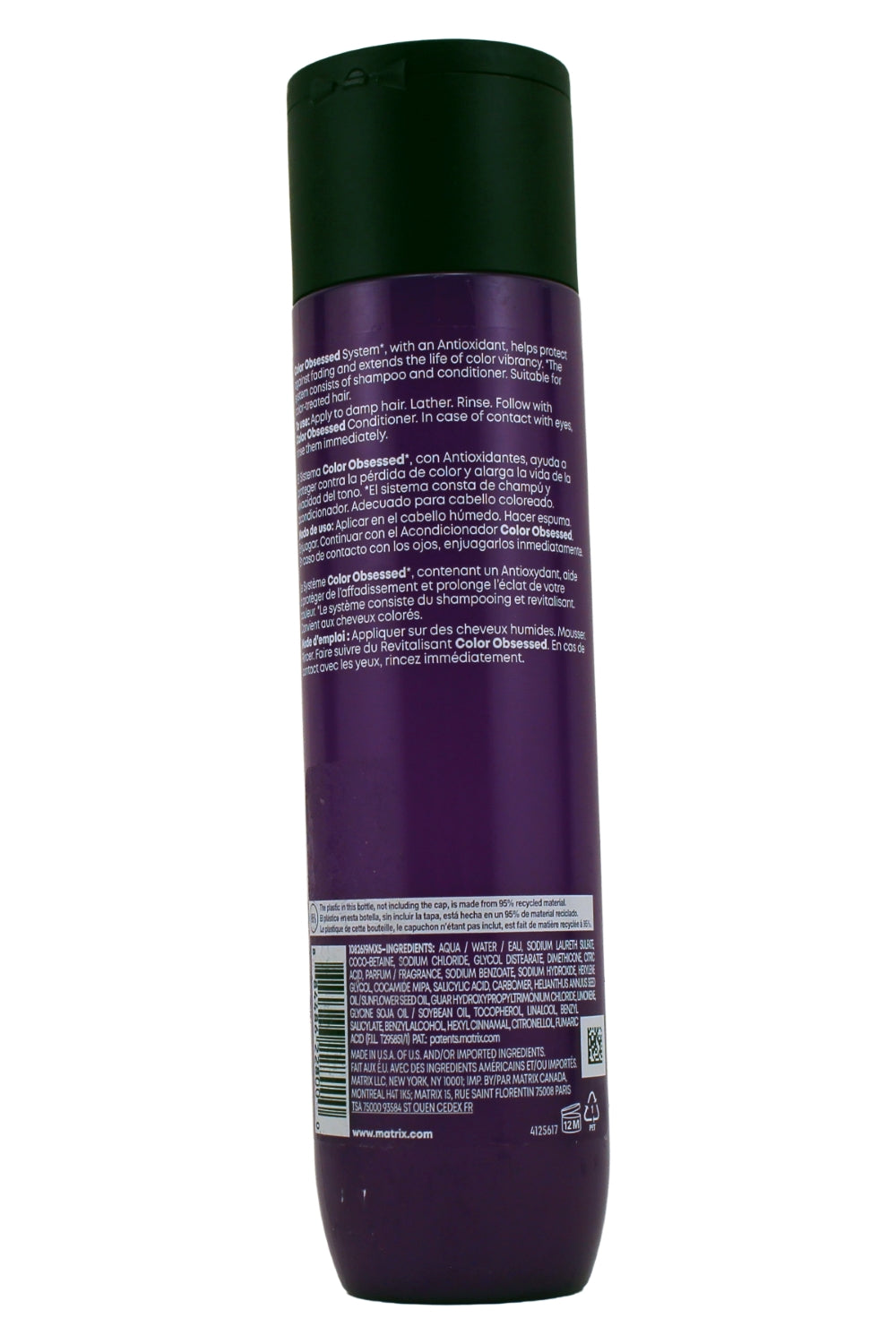 Matrix Color Obsessed Shampoo For Color Care 10.1 Fl Ounce