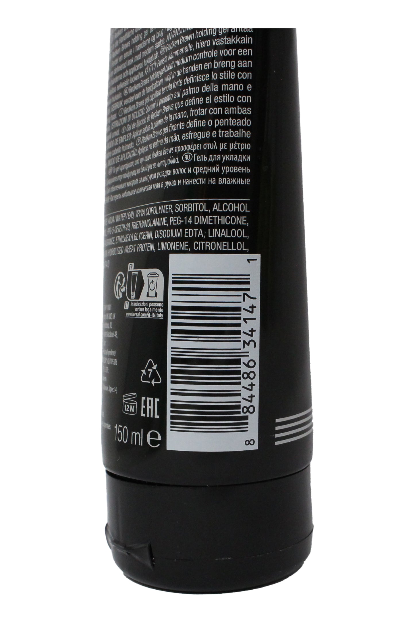 Redken Brews Grip Tight Holding Gel Medium Control - 5fl.oz