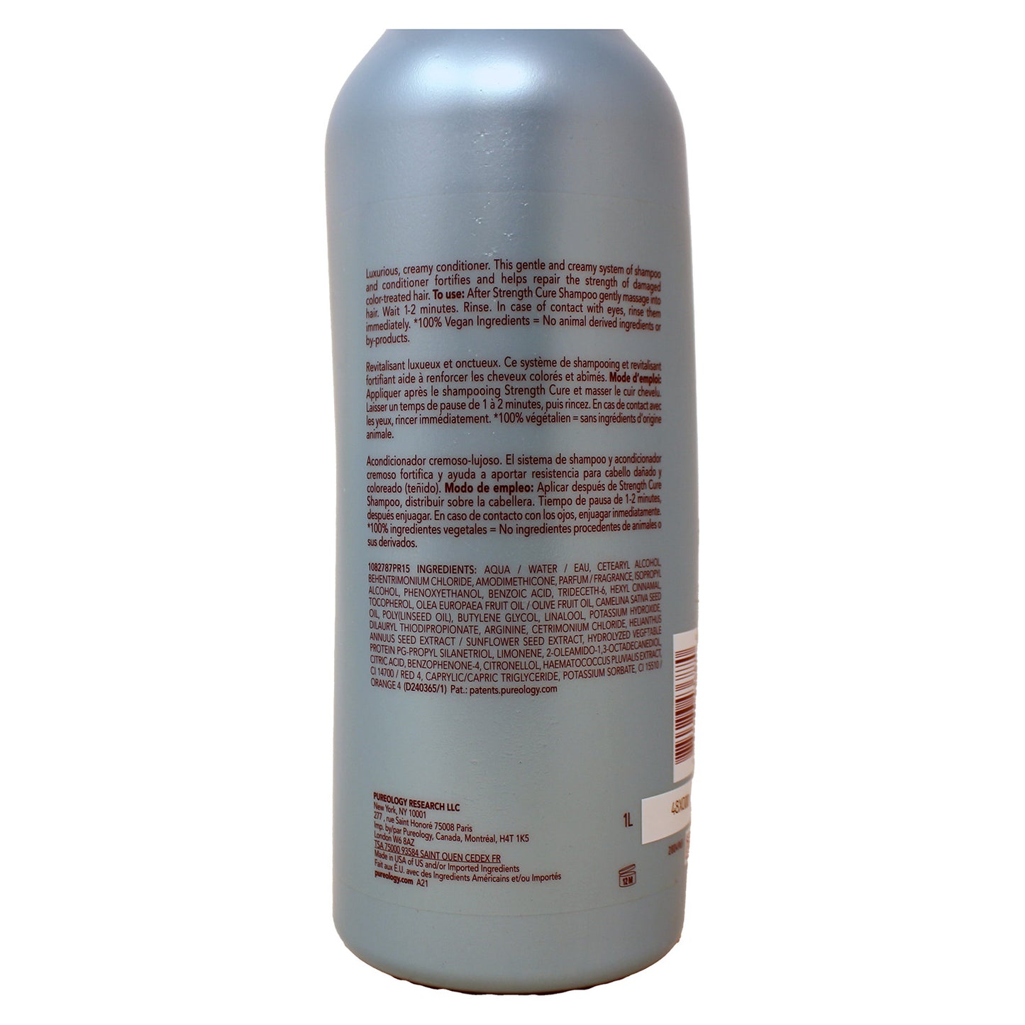 Pureology Strength Cure Conditioner, 33.8 Fl Oz