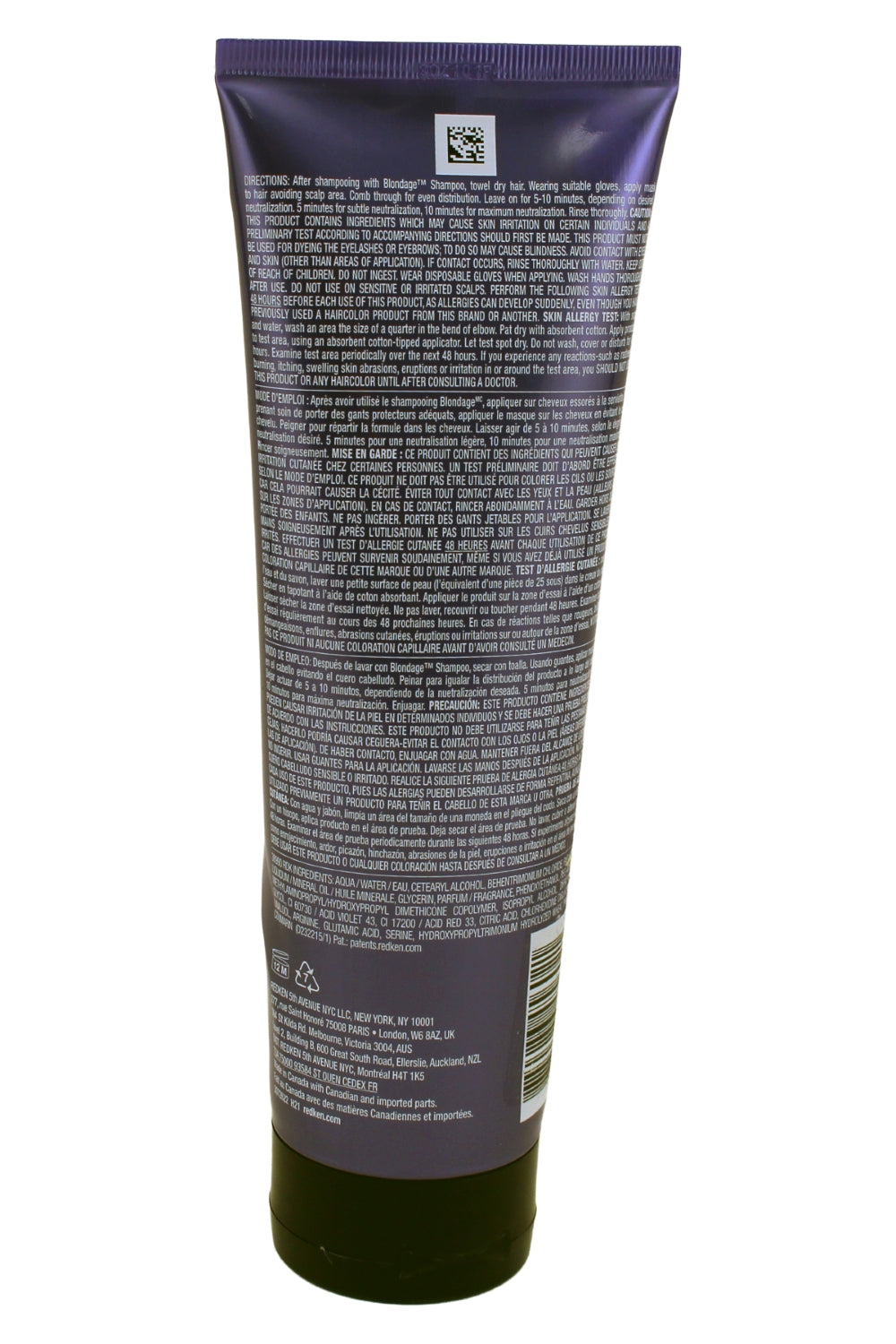 Redken Blonddage Express Anti Brass Mask 8.5 Fl Ounce