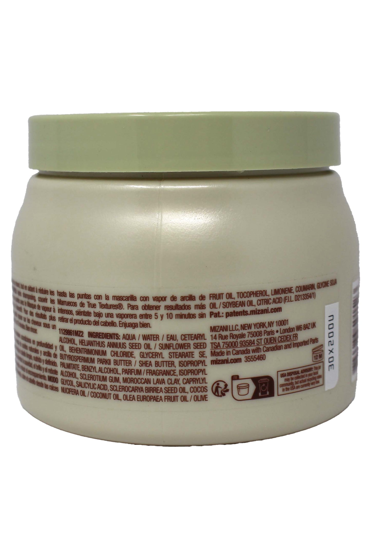 Mizani True Textures Curls, Coils & Waves Moroccan Clay Steam Mask 16.9 Ounces