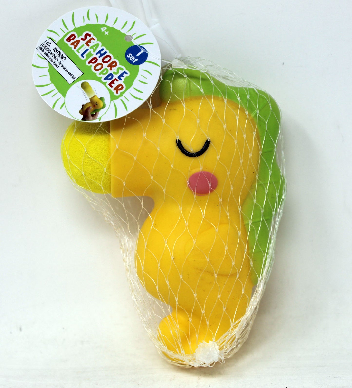 Ankyo Seahorse Ball Popper Yellow 1 Count