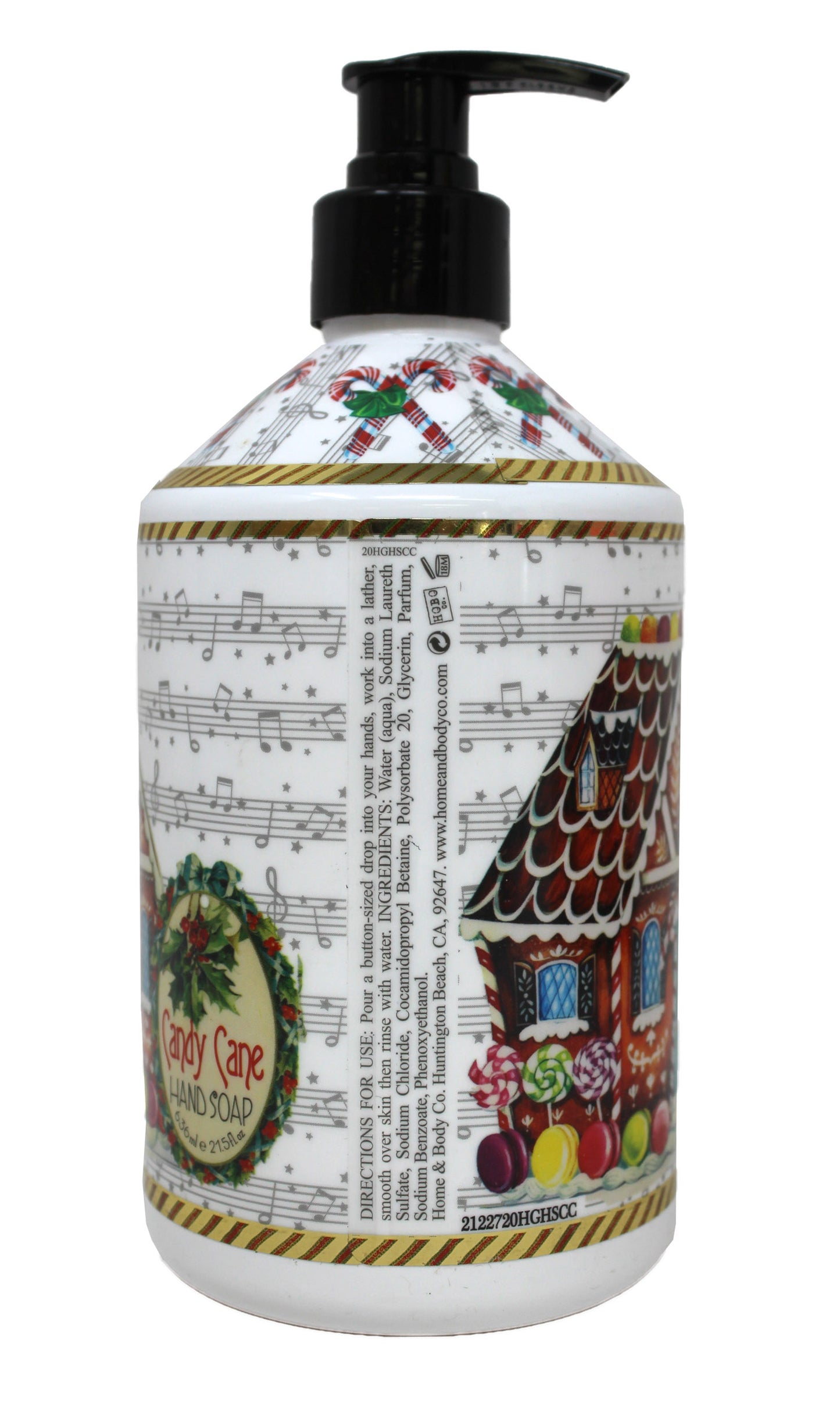 Home & Body Holiday Collection Candy Cane Hand Soap 21.5 Ounces