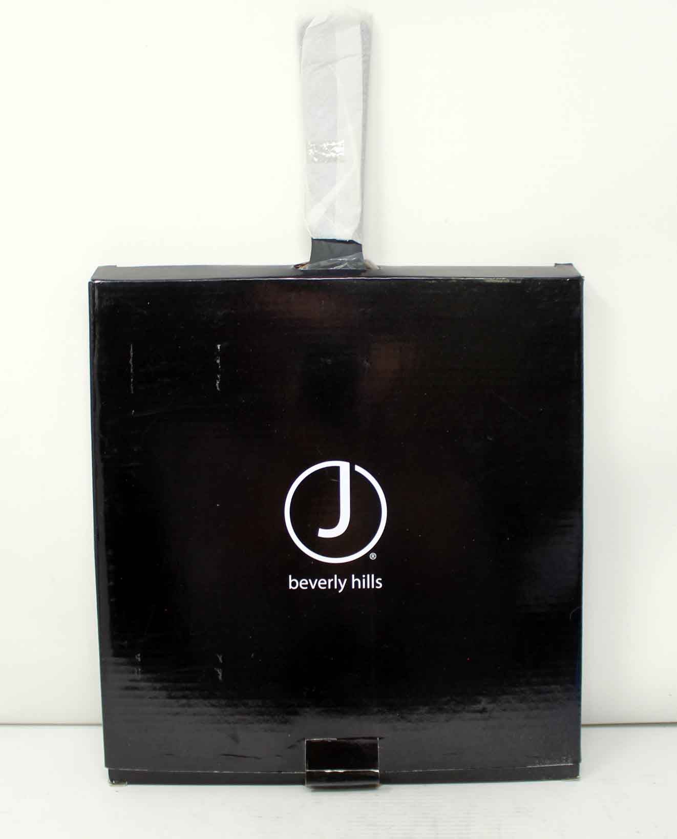 J Beverly Hills Black Round Hand Held Mirror