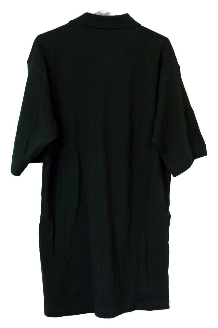 Luna Pier Collared Polo Shirt Large (Dark Green) (Never Worn)