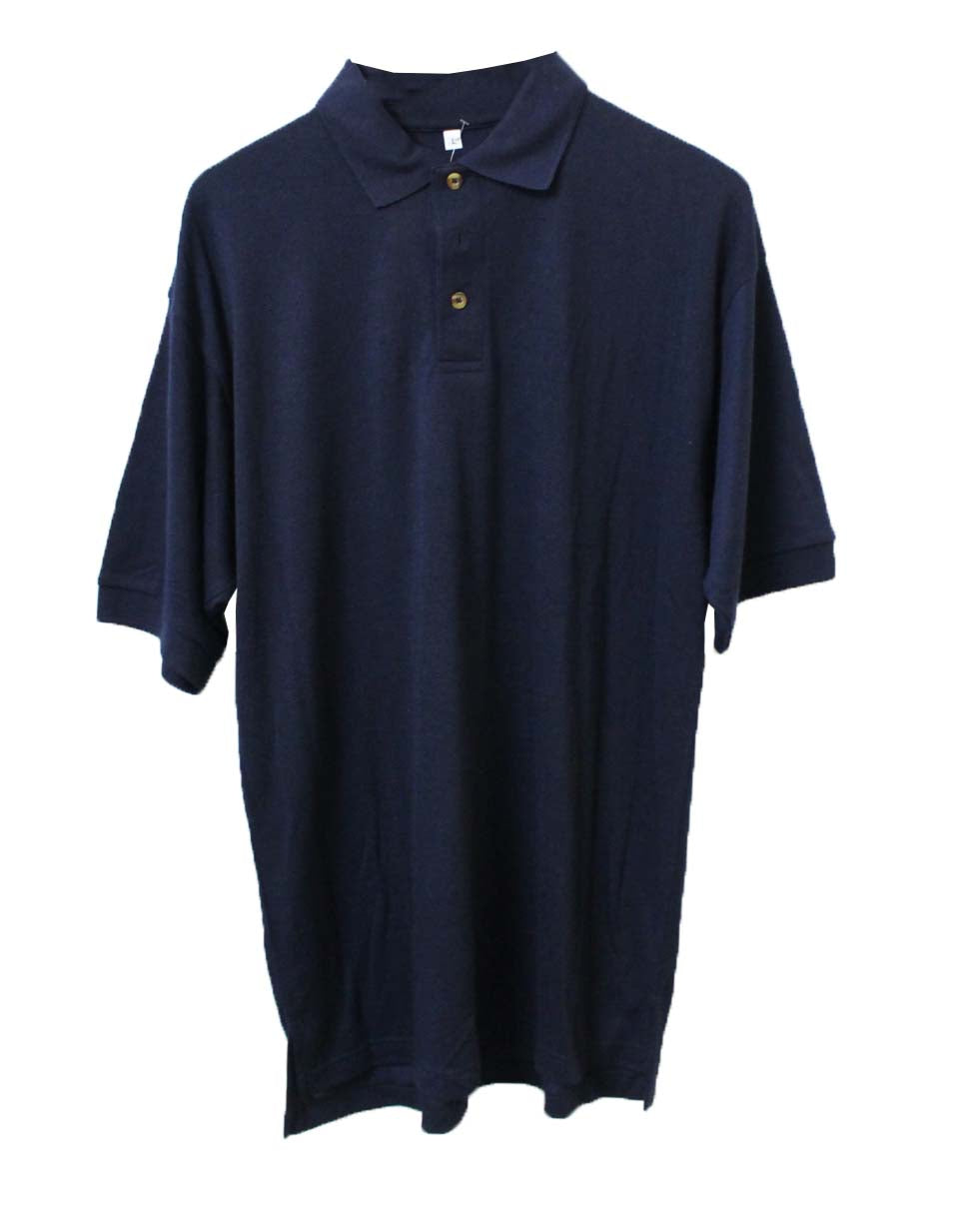 Polo Shirt Men's Size Large (Navy)