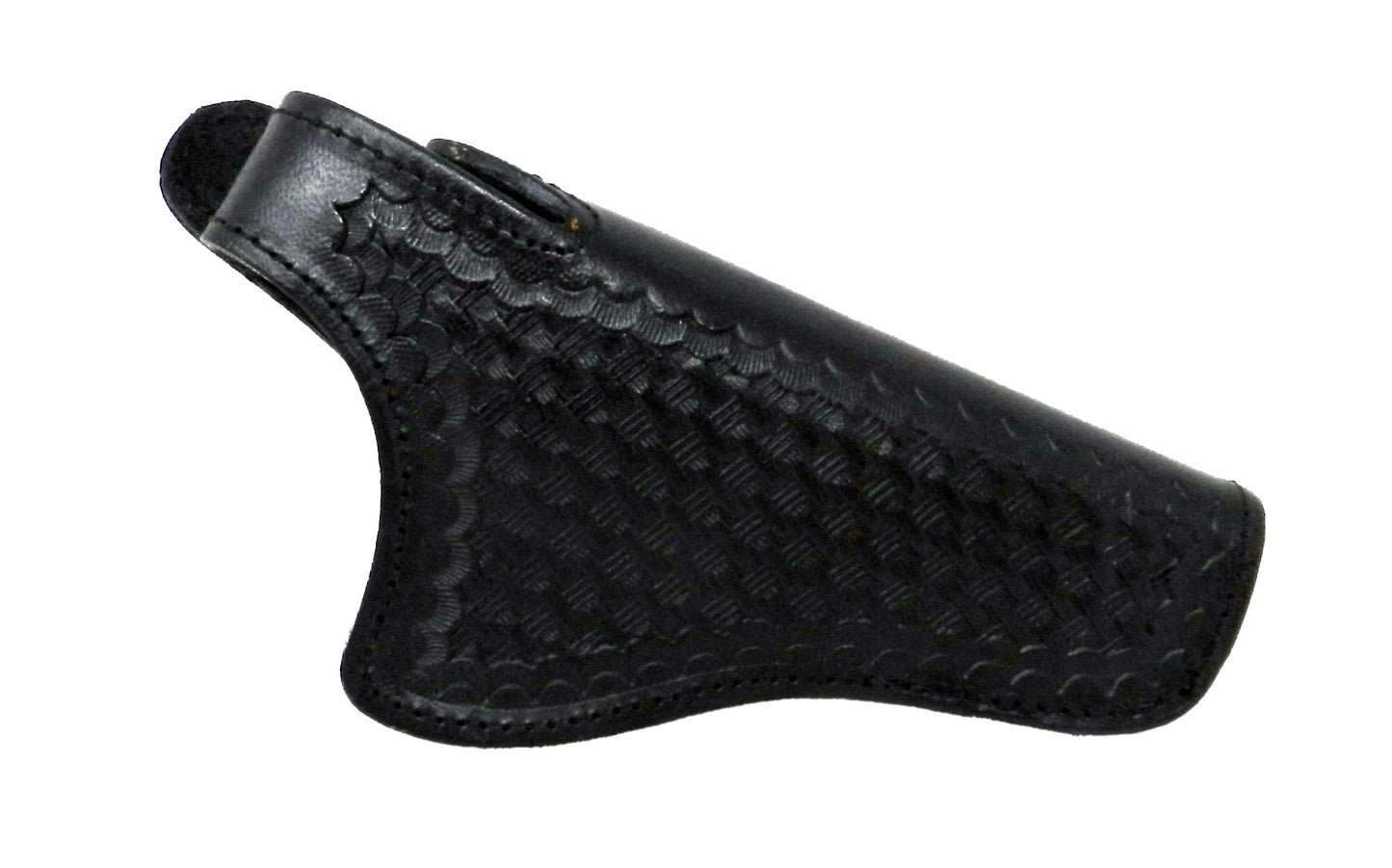 Duty Gear Basketweave Leather Duty Holster (Right) Black by Solar 1