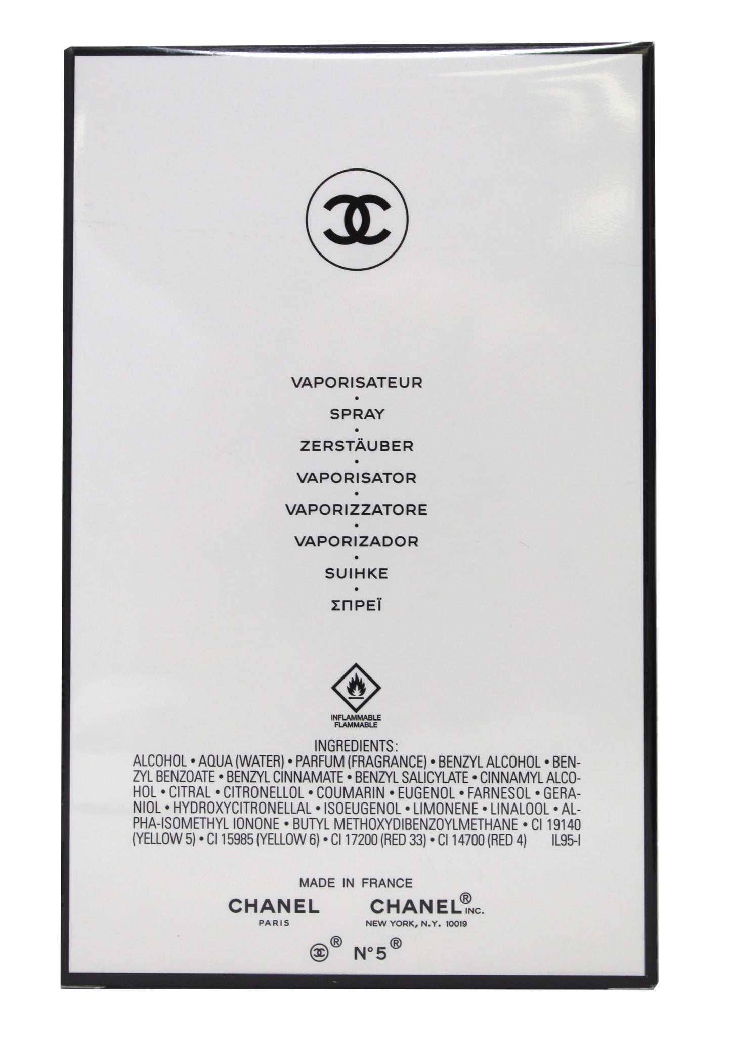 Chanel No. 5 Eau De Parfum For Women 6.8 Ounces