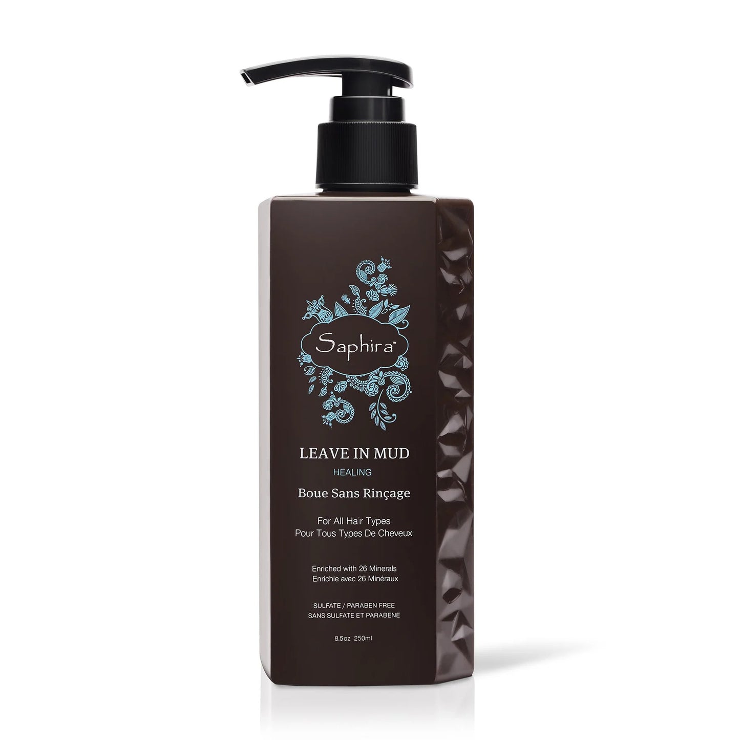 Saphira, Leave In Mud, Paraben-Free, Hair Leave-In Conditioner, For Moisturizing, 250 ml