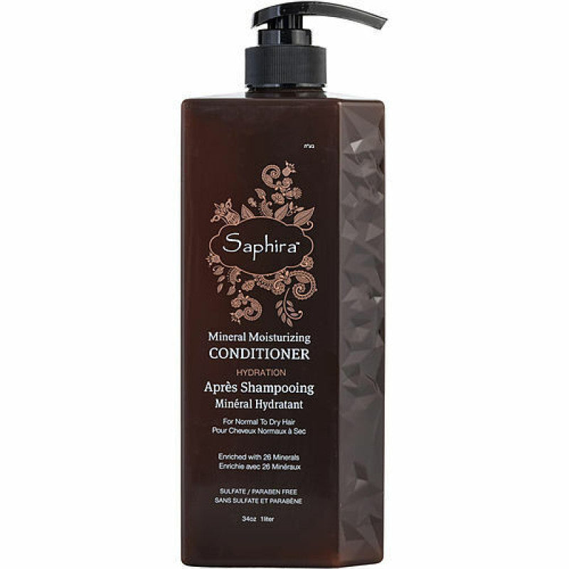 Saphira, Mineral, Paraben-Free, Hair Conditioner, For Hydration, 1000 ml