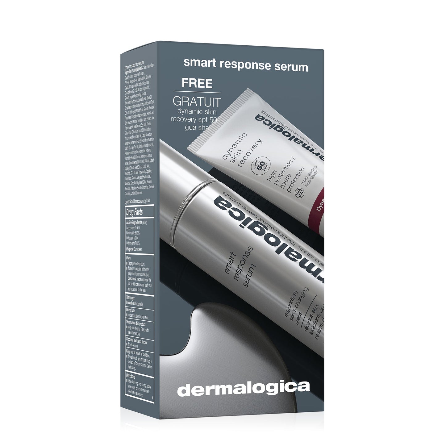 Set Dermalogica: Smart Response, Paraben-Free, Smoothes/Firms & Hydrates, Day, Serum, For Face, 30 ml + Dynamic Skin, Hy