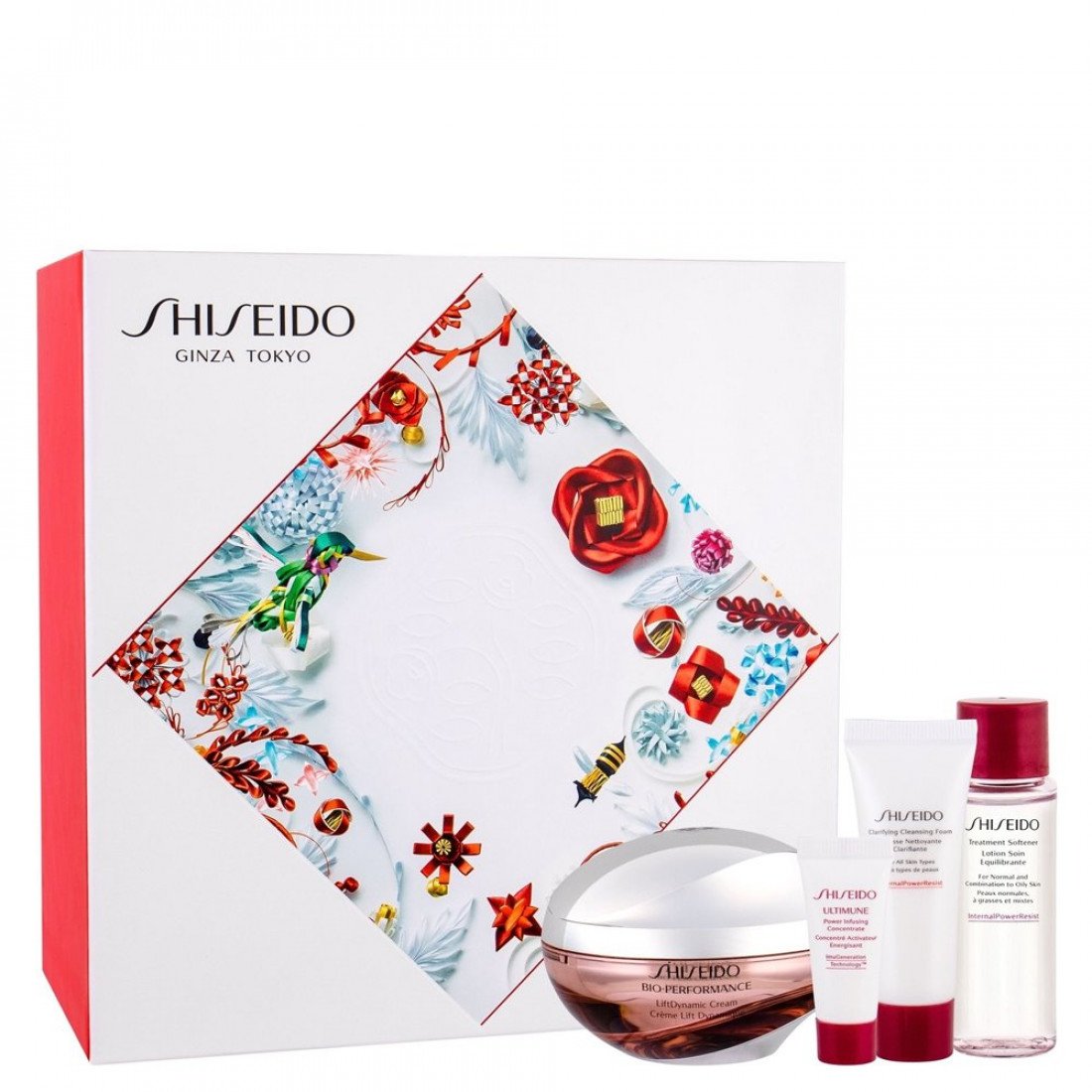 Ginza Tokyo Set Shiseido: Bio-Performance - Liftdynamic, Lifting, Cream, For Face, 50 ml + Benefiance, Cleansing, Cleans