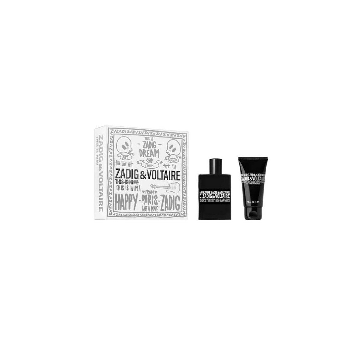 Set Zadig & Voltaire: This Is Him, Eau De Toilette, For Men, 50 ml + This Is Him, Shower Gel, For All Skin Types, 50 ml