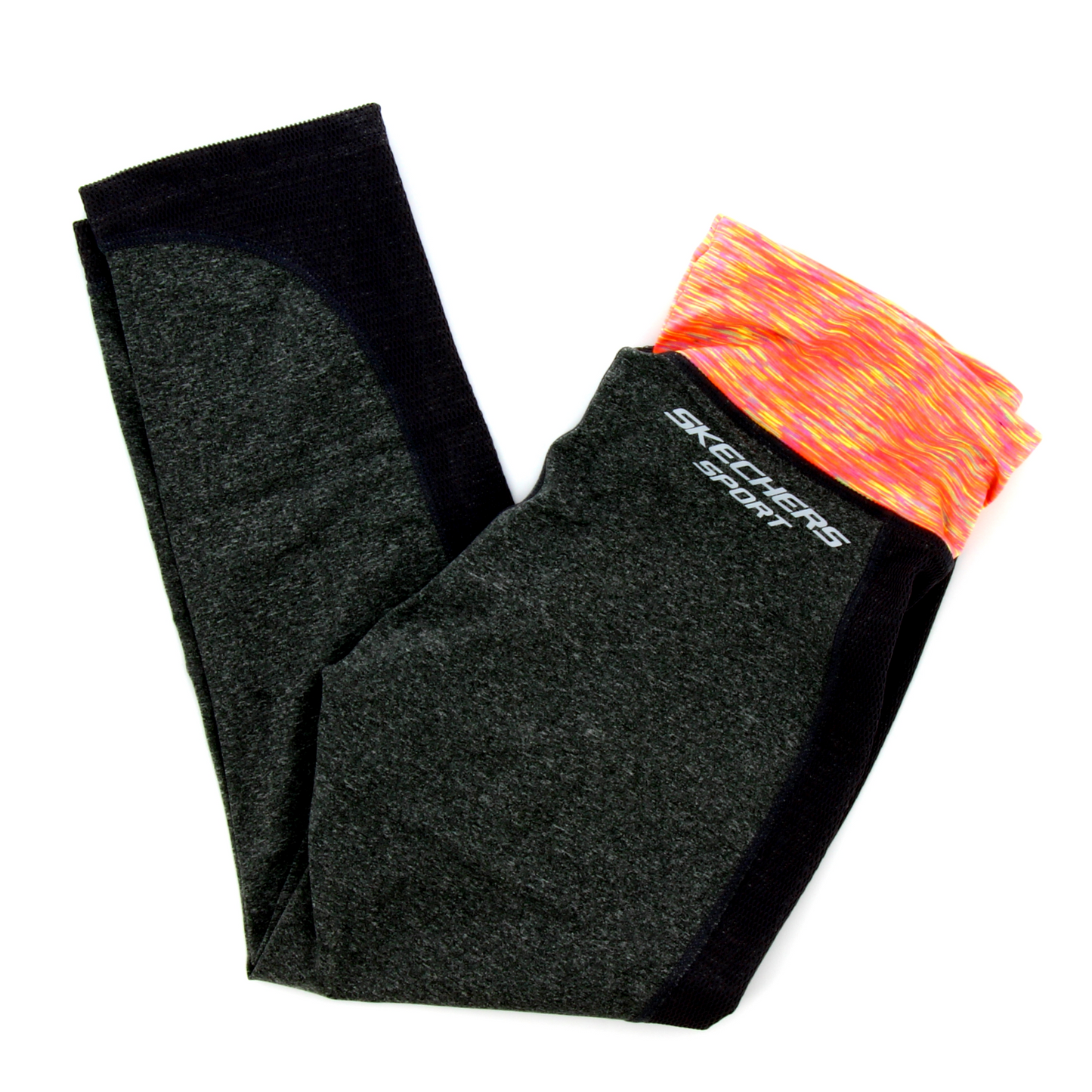 Skechers, Kaylee Deep, Waist Crop, Synthetic Leggings, 10, For Women