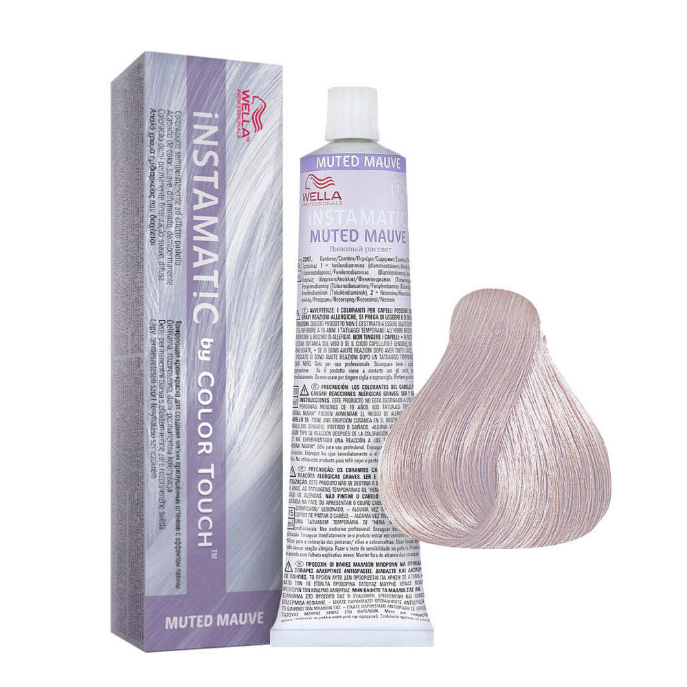 Wella Professionals, Instamatic By Color Touch, Ammonia-Free, Demi-Permanent Hair Dye, Muted Mauve, 60 ml