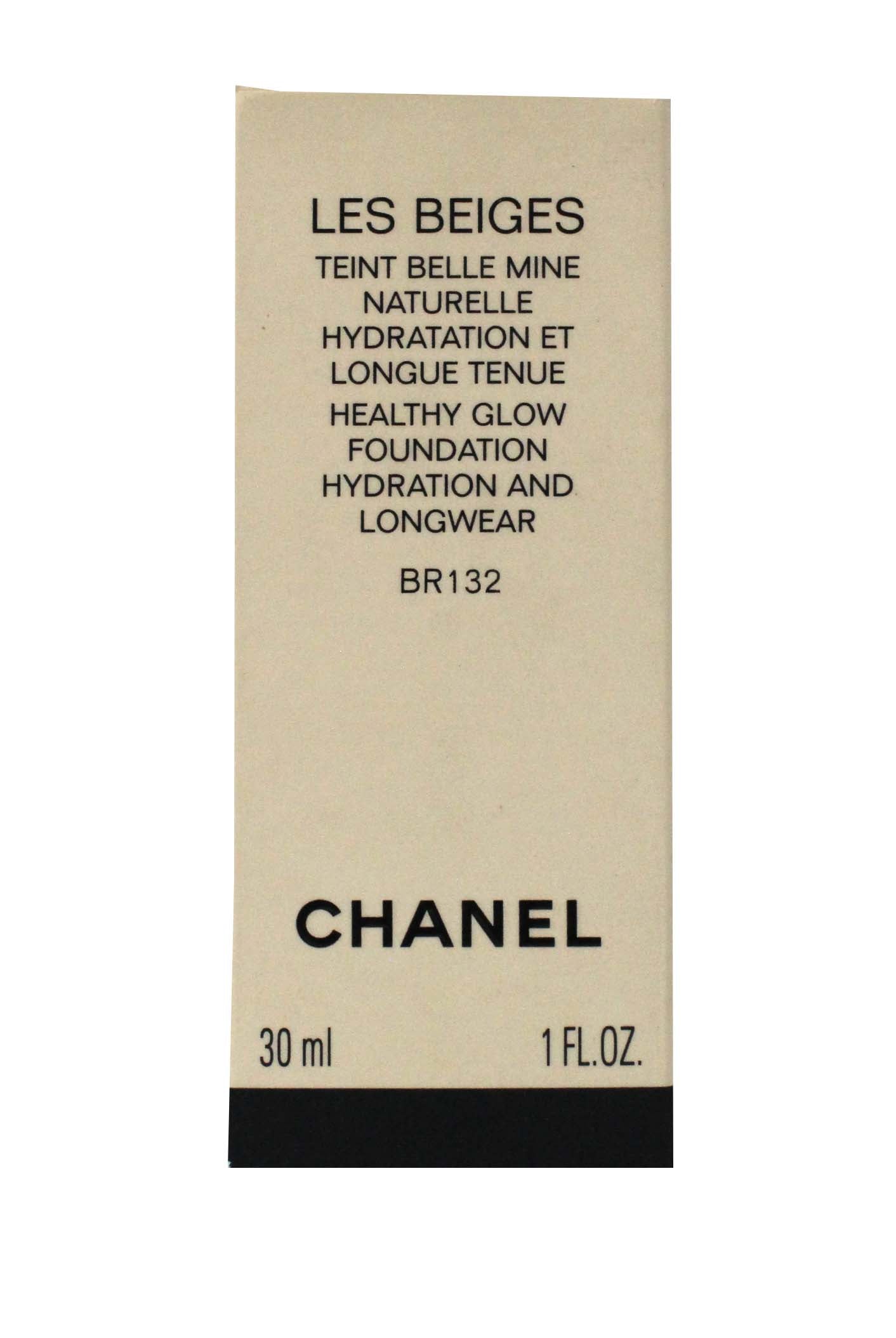 Chanel Les Beiges Healthy Glow Foundation Hydration & Longwear BR132, 1 Ounce