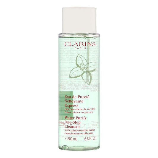 Clarins Water Purify One-Step Cleanser With Mint Essential Water 6.8 Ounces