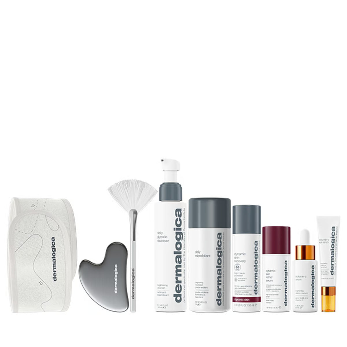 The Expertise Kit Set Dermalogica: Daily Microfoliant, Exfoliating, Exfoliating Powder, 74 g + Biolumin-C, Illuminating,