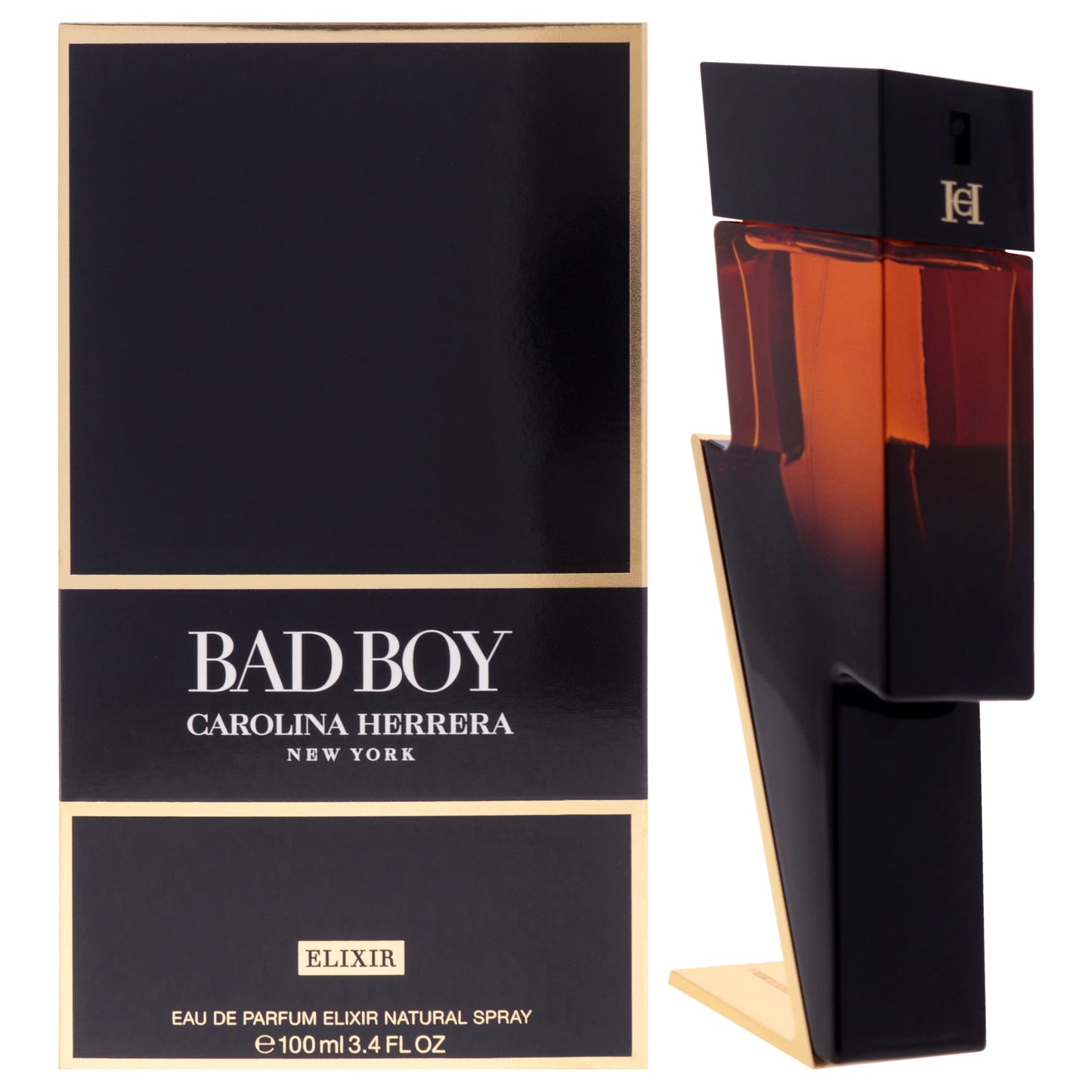 Carolina Herrera Bad Boy Elixir Eau De Parfum Spray 3.4 Ounce