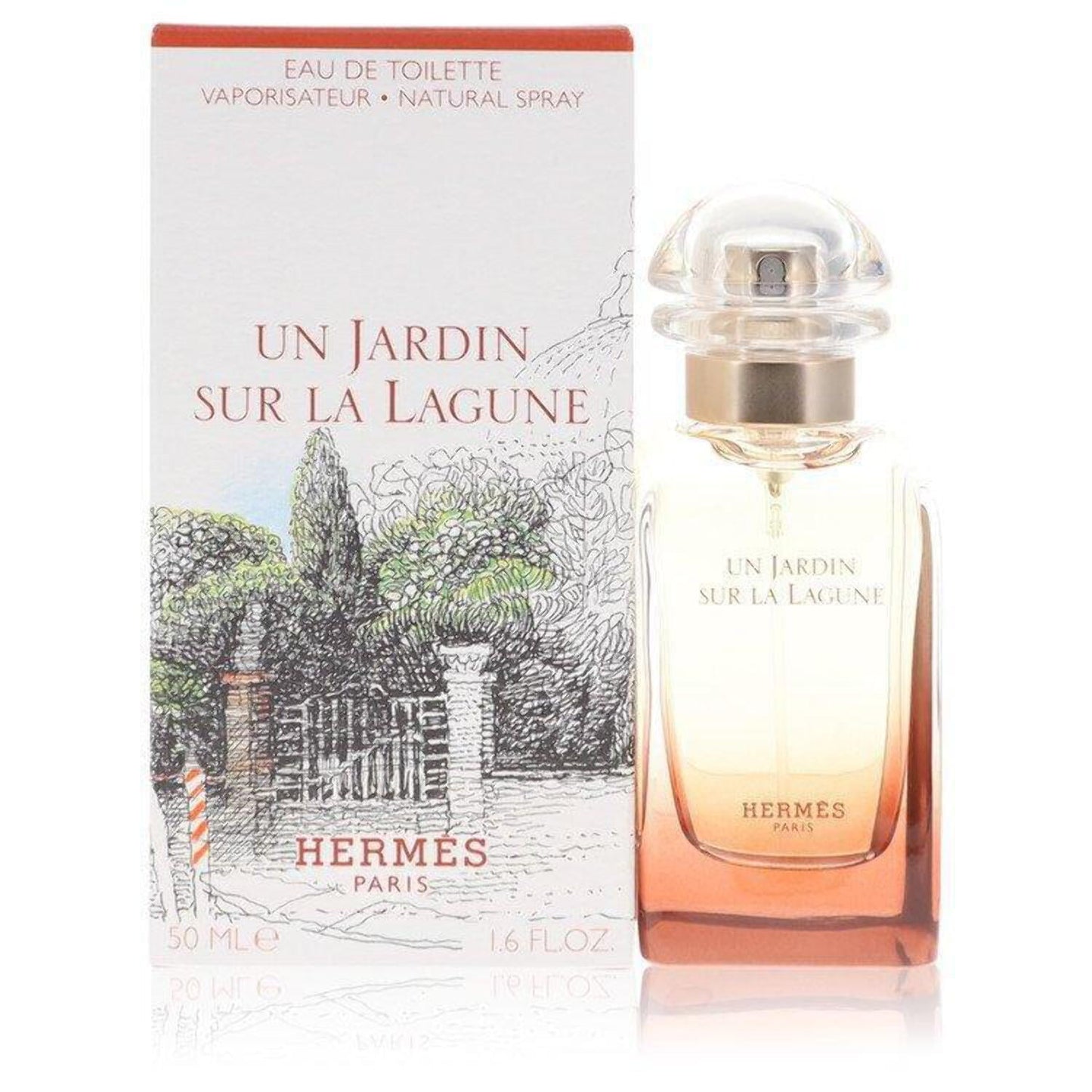 Hermes Un Jardin Sur La Lagune Eau De Toilette Spray 1.6 Ounces