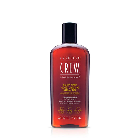 American Crew, Daily Deep Moisturizing, Vegan, Hair Shampoo, For Nourishing, 450 ml