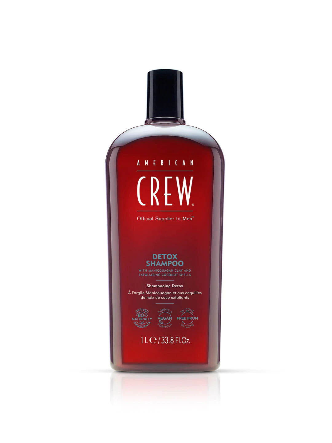 American Crew, Detox, Vegan, Hair Shampoo, For Regulation Of Excessive Sebum, 1000 ml