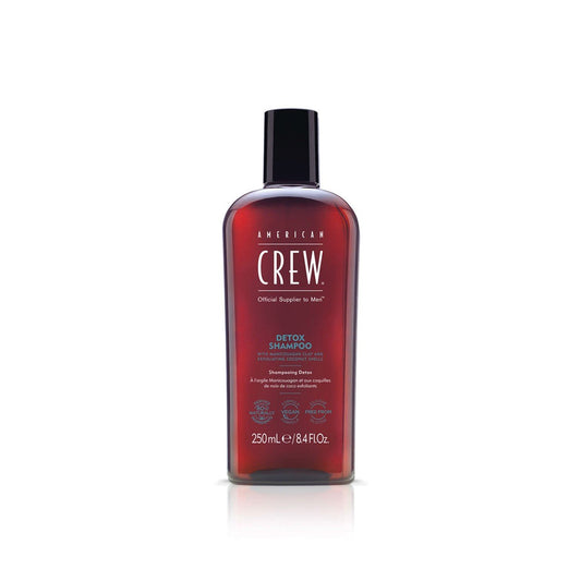 American Crew, Detox, Vegan, Hair Shampoo, For Regulation Of Excessive Sebum, 250 ml